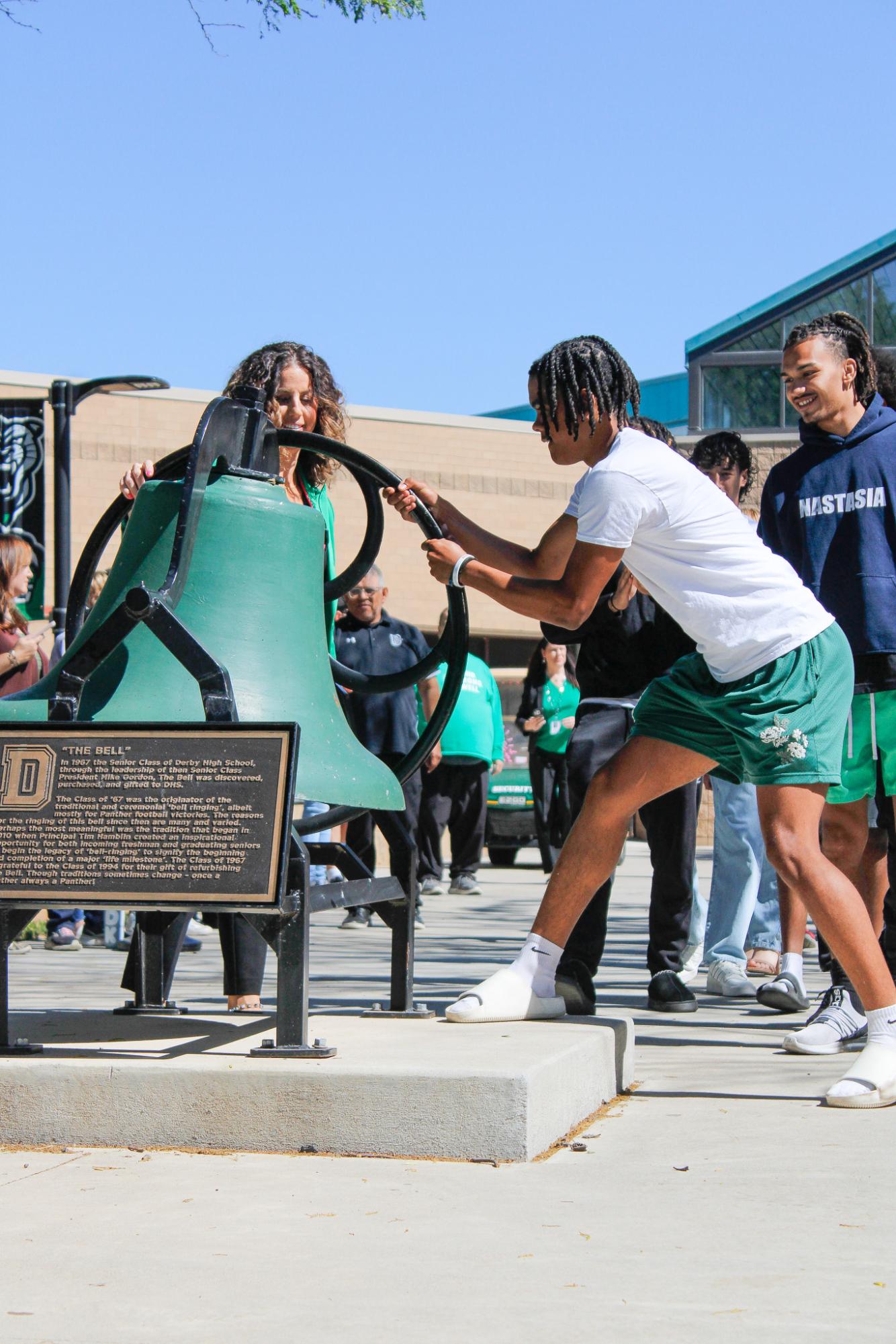 2025 Bell Ringing (Photos by Bree Stuhlsatz