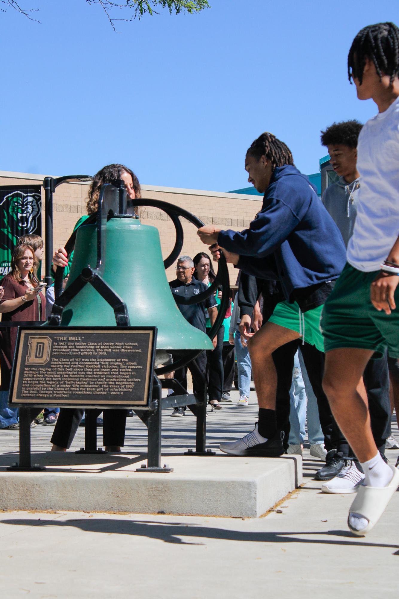 2025 Bell Ringing (Photos by Bree Stuhlsatz