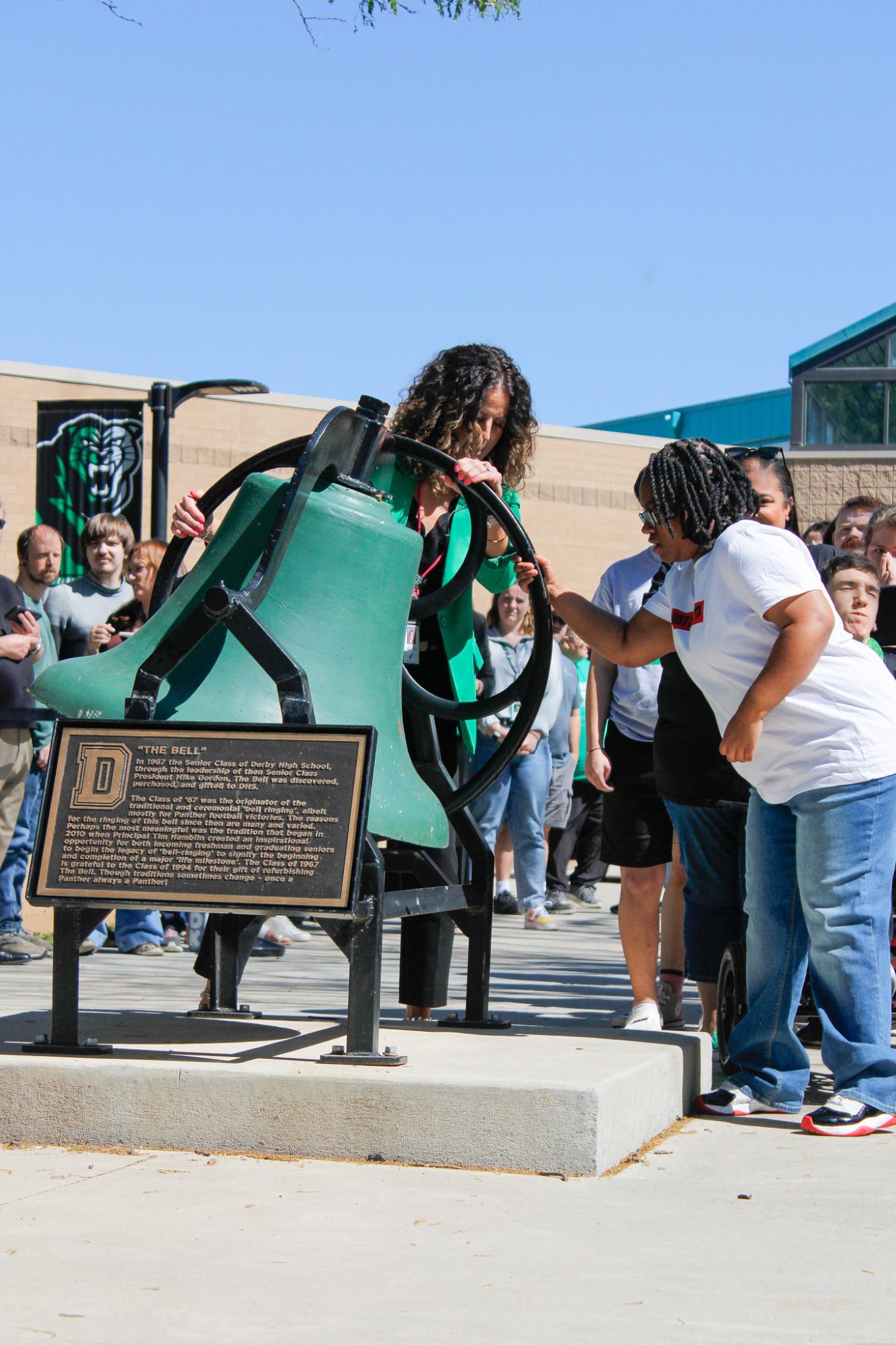 2025 Bell Ringing (Photos by Bree Stuhlsatz