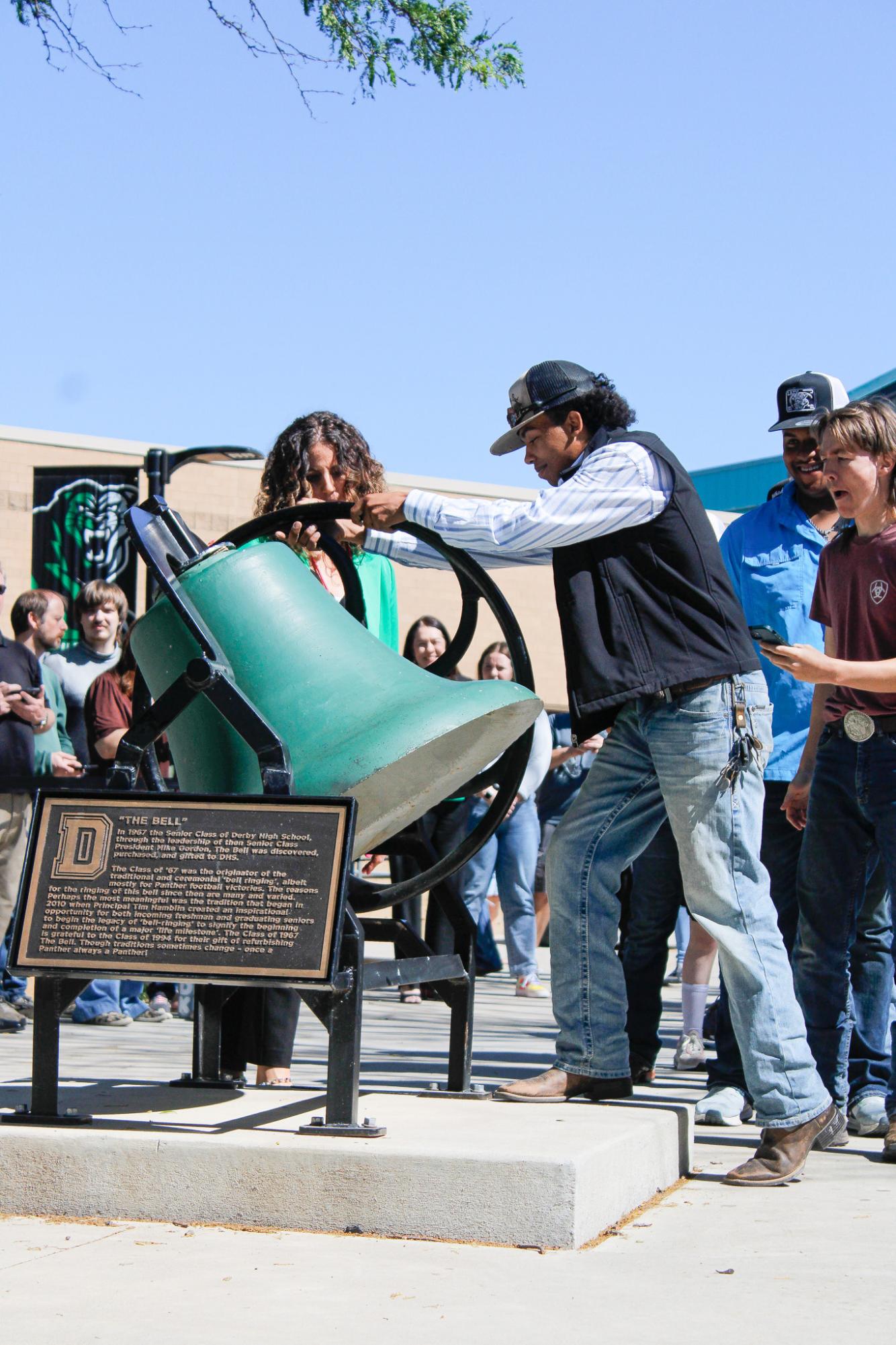 2025 Bell Ringing (Photos by Bree Stuhlsatz