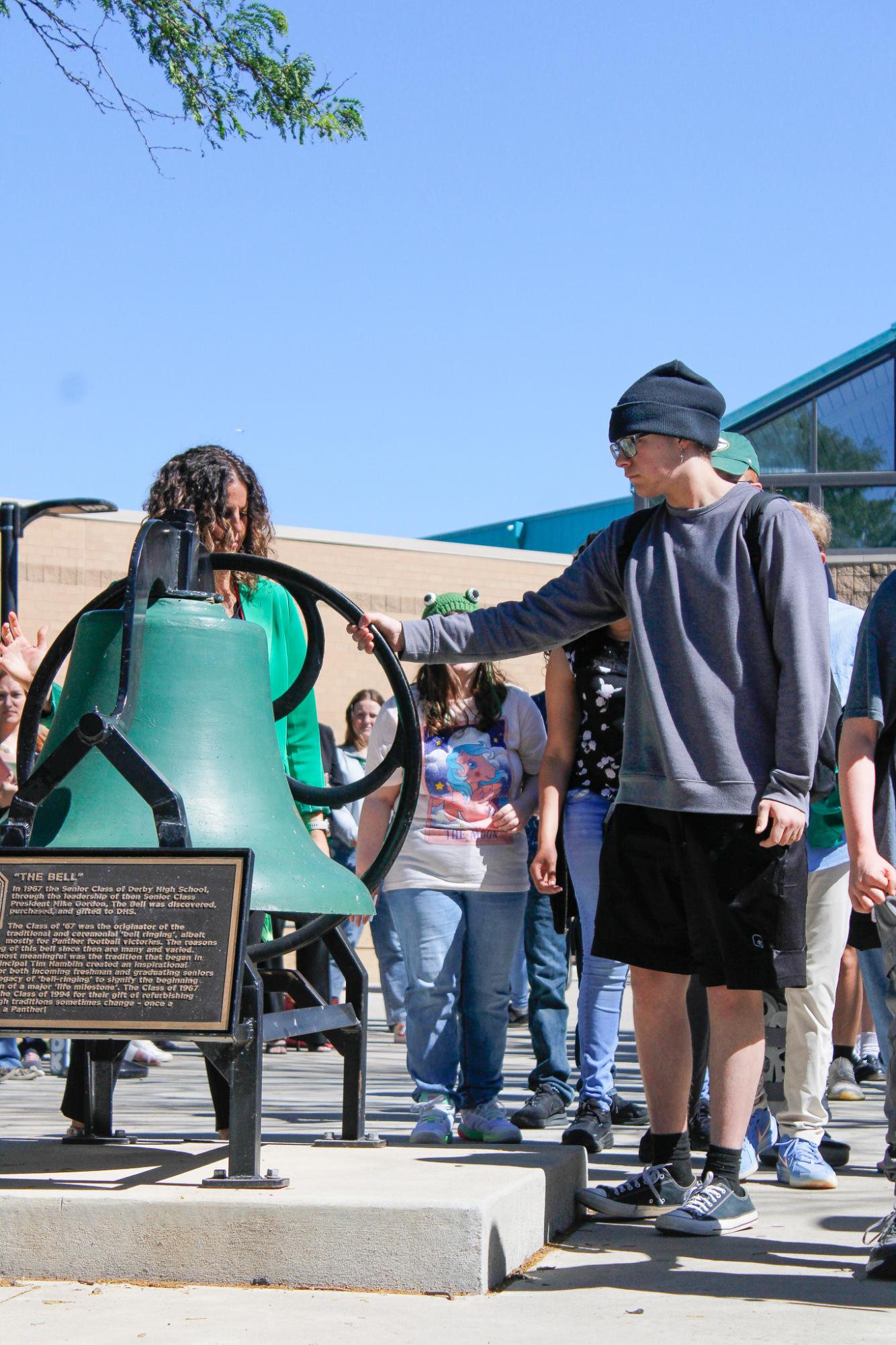 2025 Bell Ringing (Photos by Bree Stuhlsatz