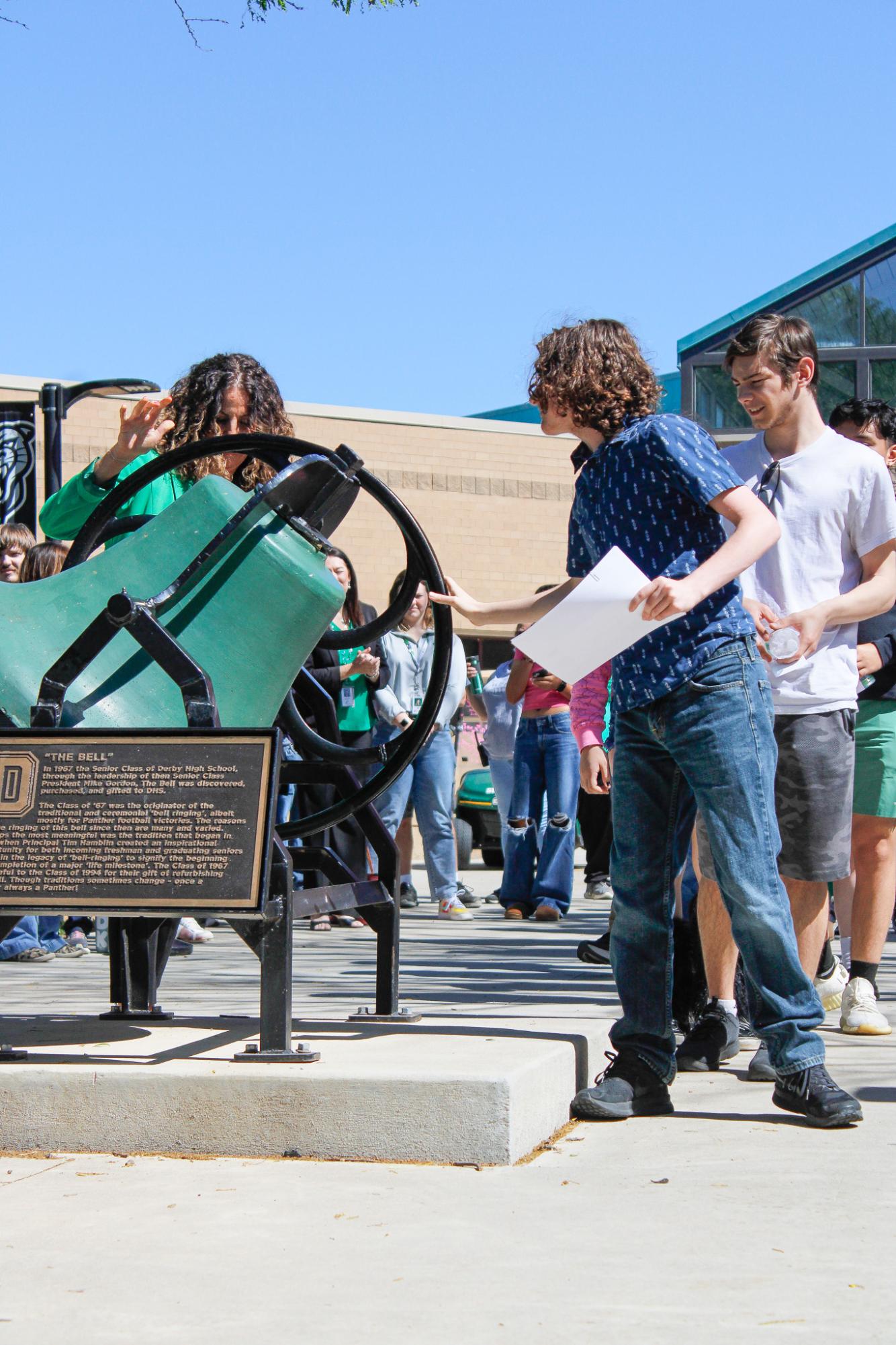 2025 Bell Ringing (Photos by Bree Stuhlsatz