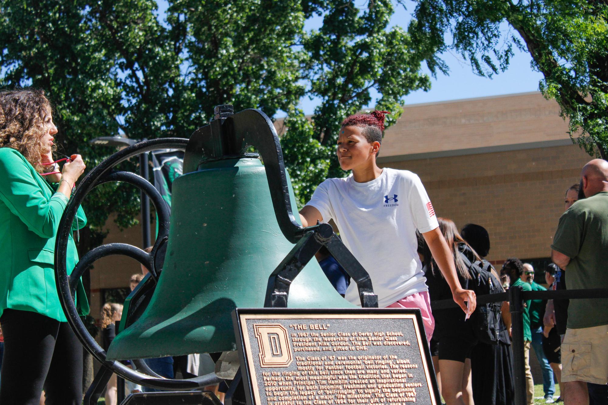2025 Bell Ringing (Photos by Bree Stuhlsatz