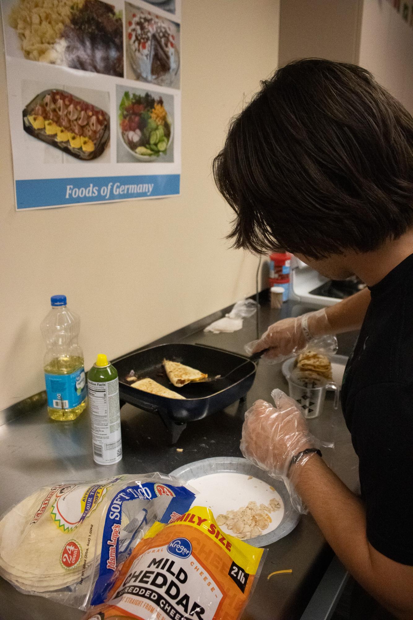 Cultural Cooking with Spanish 4 (Photos by Abbie Villarreal)
