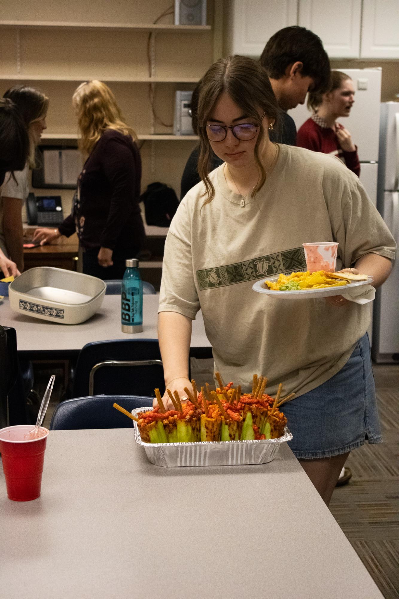 Cultural Cooking with Spanish 4 (Photos by Abbie Villarreal)