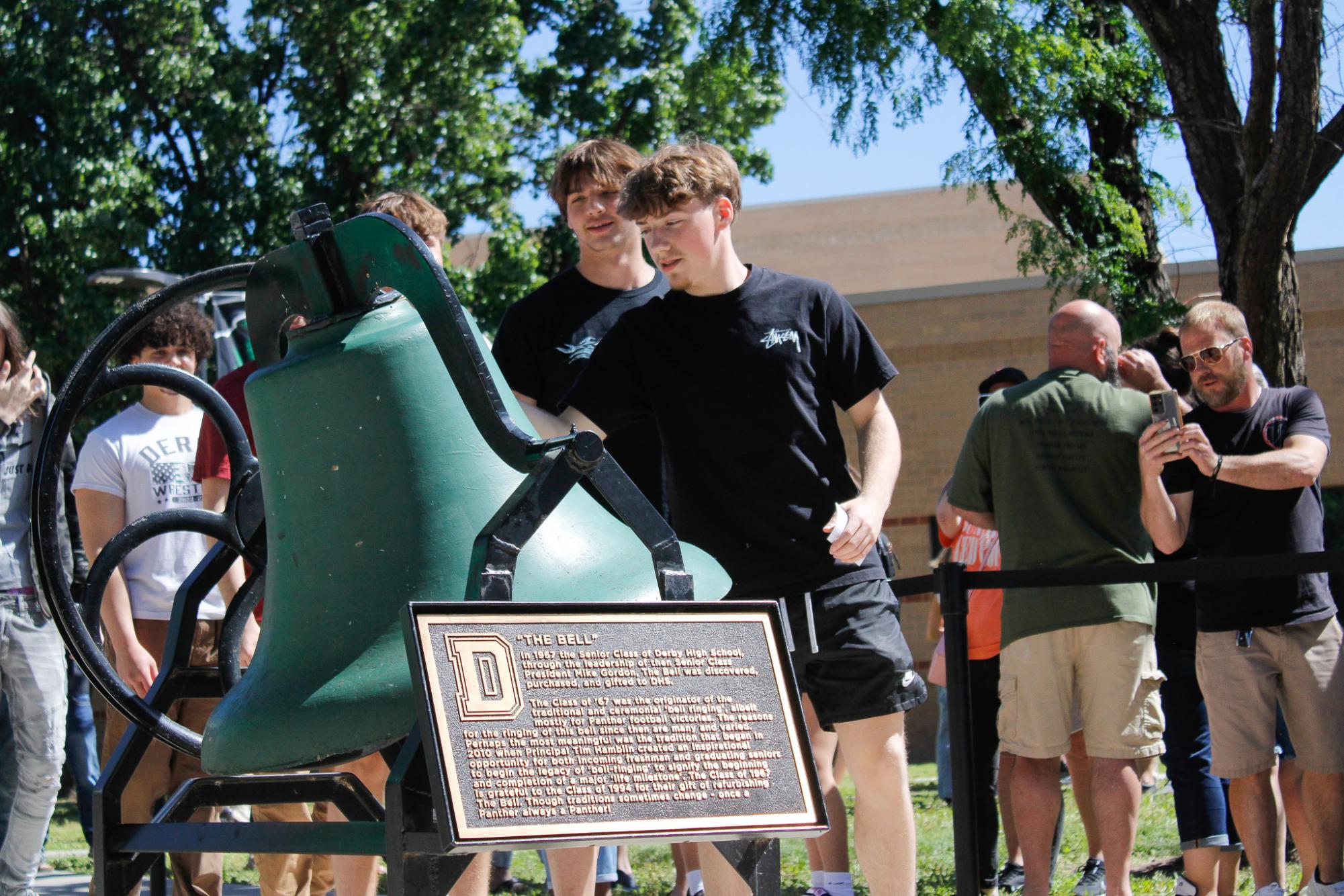 2025 Bell Ringing (Photos by Bree Stuhlsatz