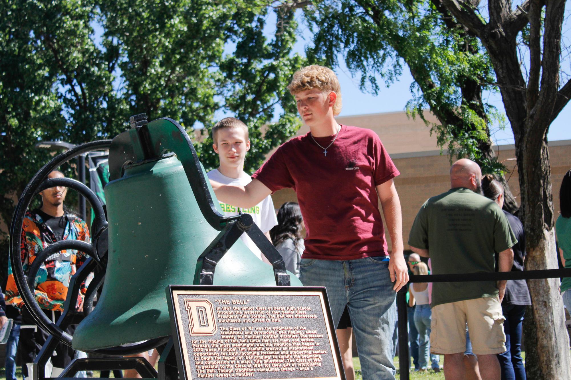 2025 Bell Ringing (Photos by Bree Stuhlsatz