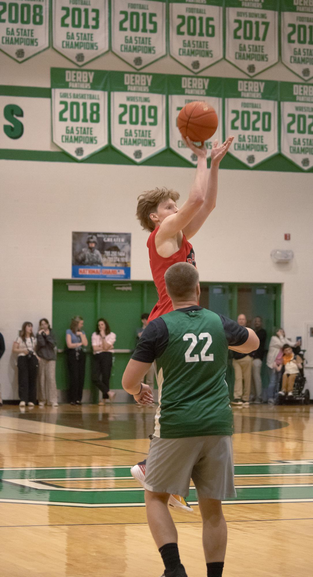 Senior vs. Staff basketball game (Photos by Persephone Ivy)