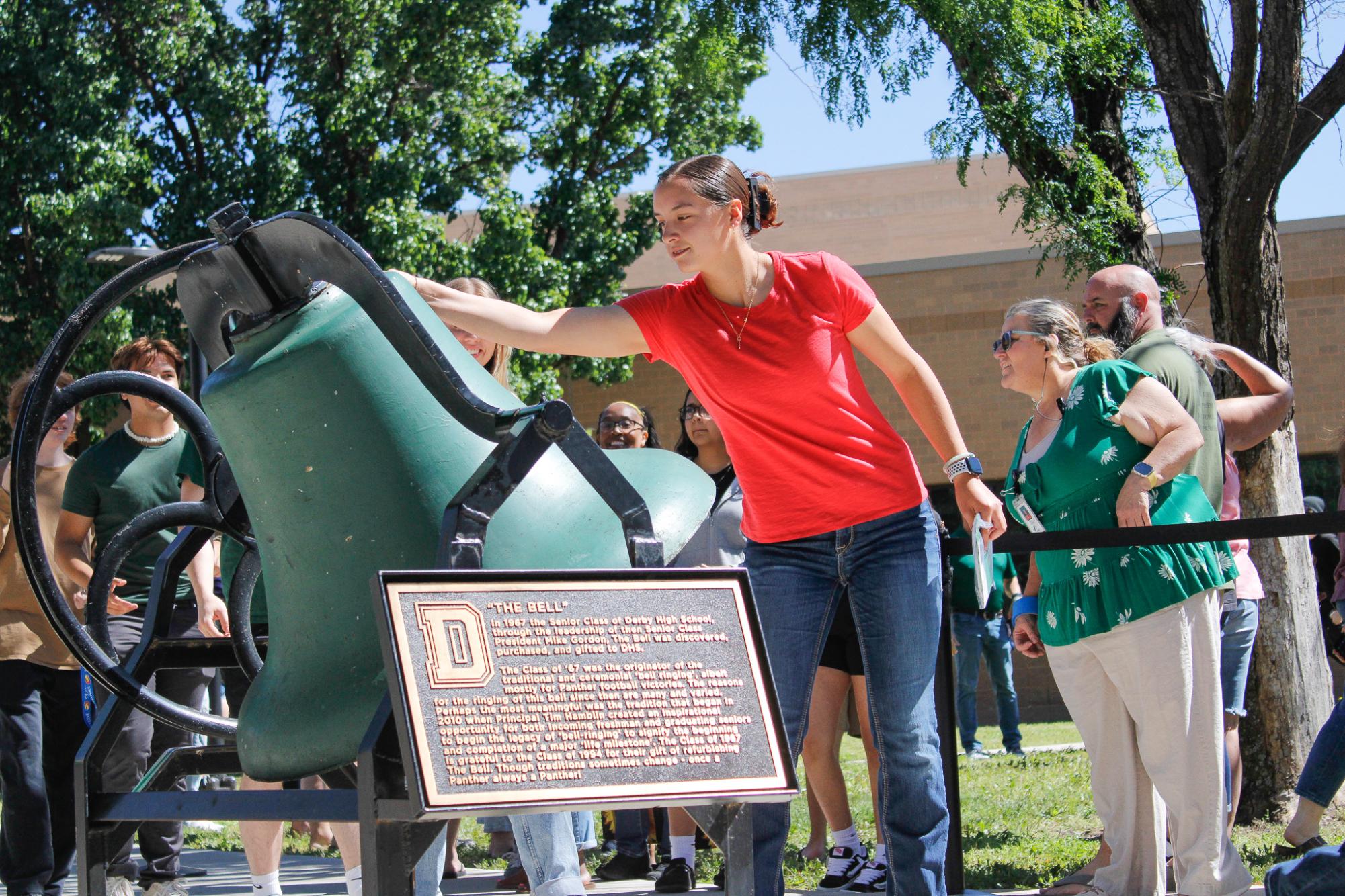 2025 Bell Ringing (Photos by Bree Stuhlsatz