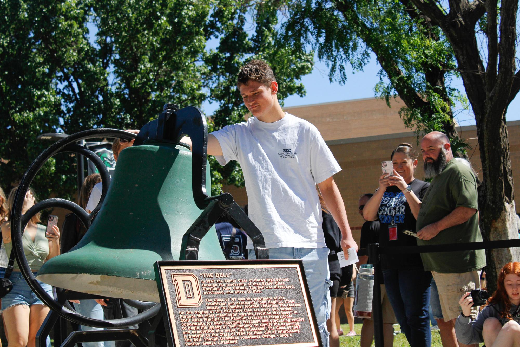 2025 Bell Ringing (Photos by Bree Stuhlsatz