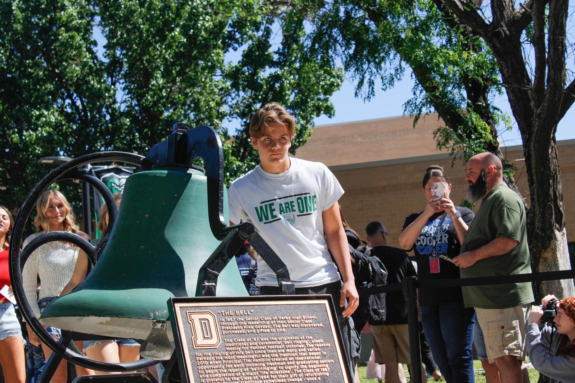 2025 Bell Ringing (Photos by Bree Stuhlsatz