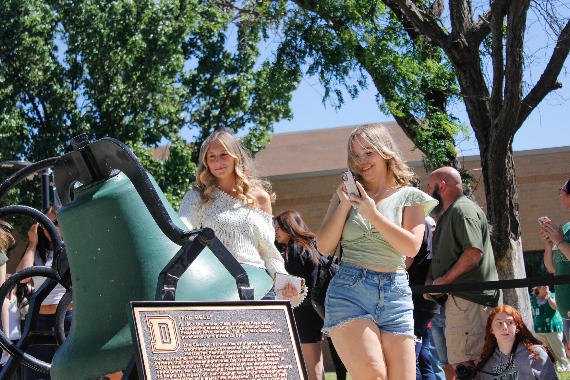 2025 Bell Ringing (Photos by Bree Stuhlsatz