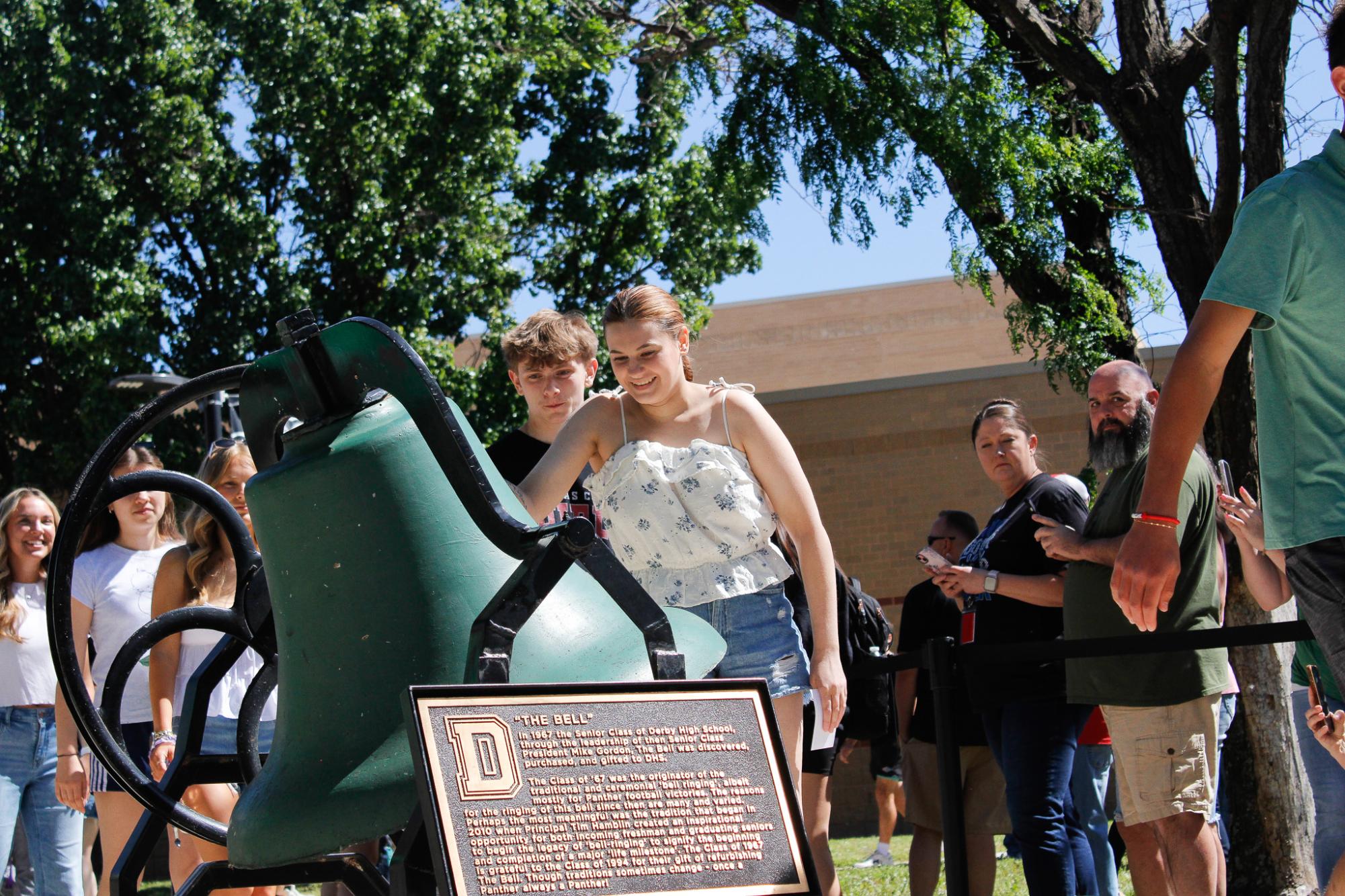 2025 Bell Ringing (Photos by Bree Stuhlsatz