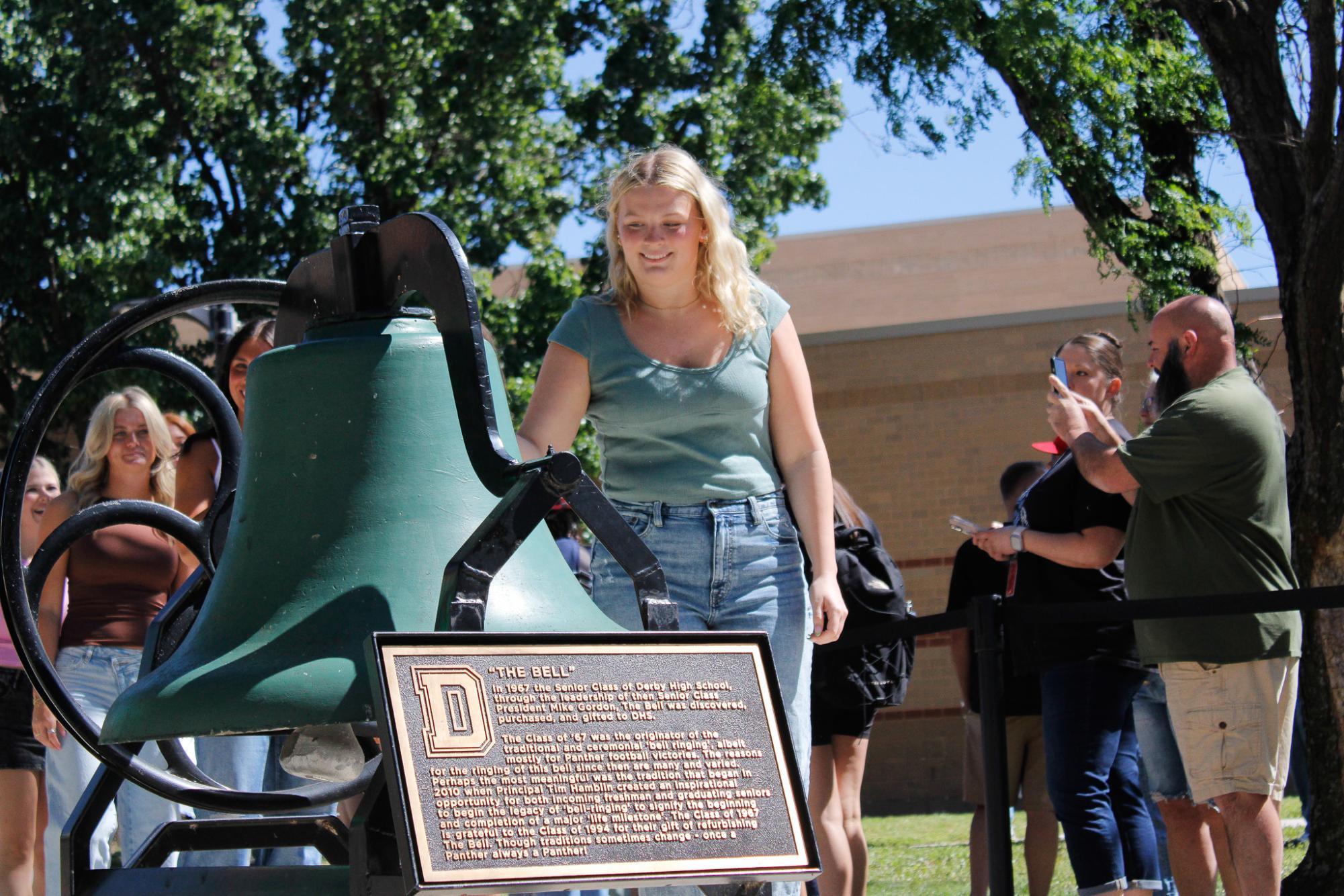 2025 Bell Ringing (Photos by Bree Stuhlsatz