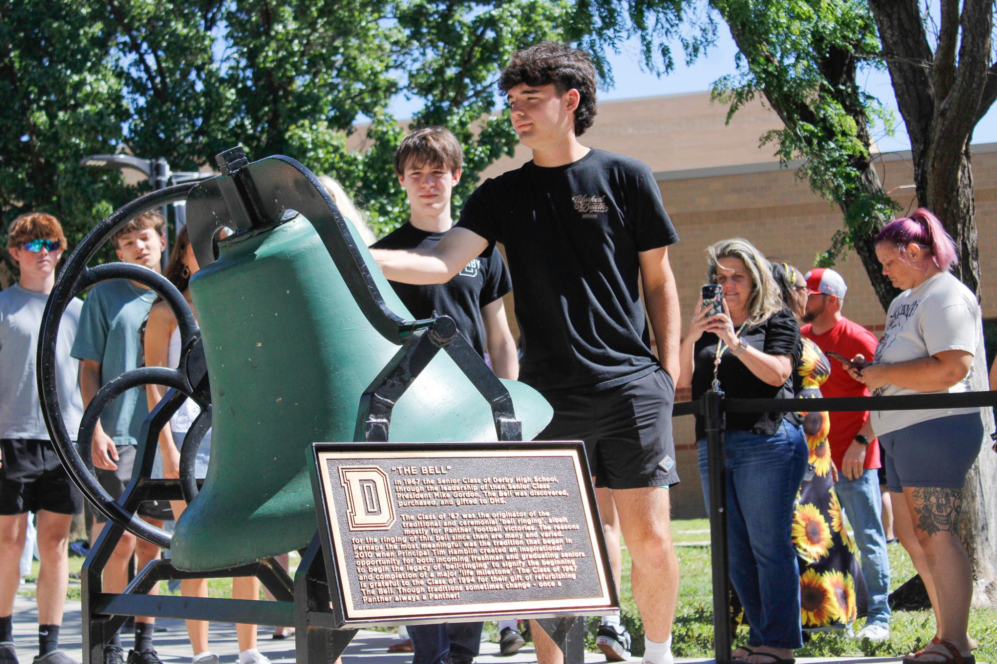 2025 Bell Ringing (Photos by Bree Stuhlsatz