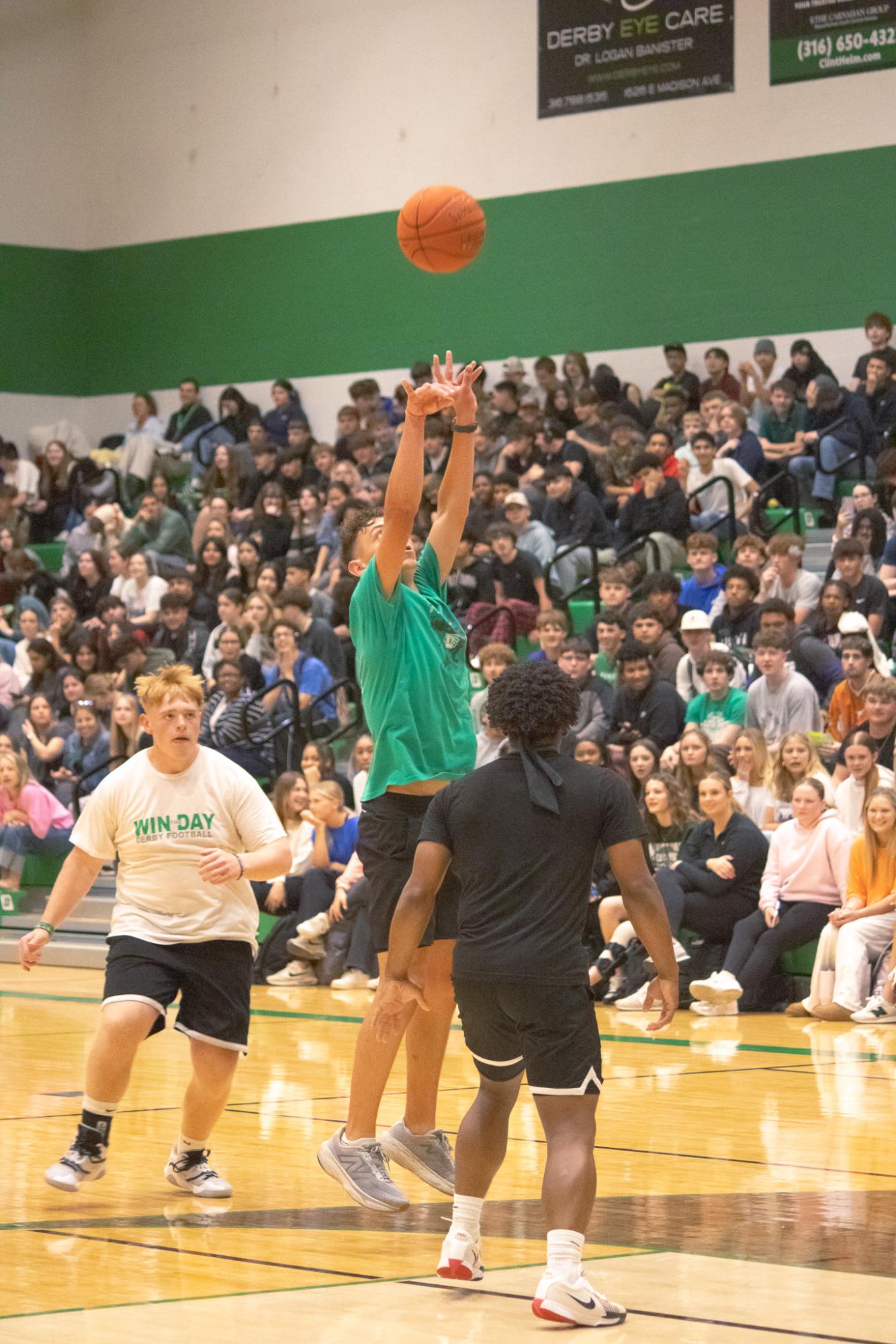 Senior vs. Staff basketball game (Photos by Persephone Ivy)