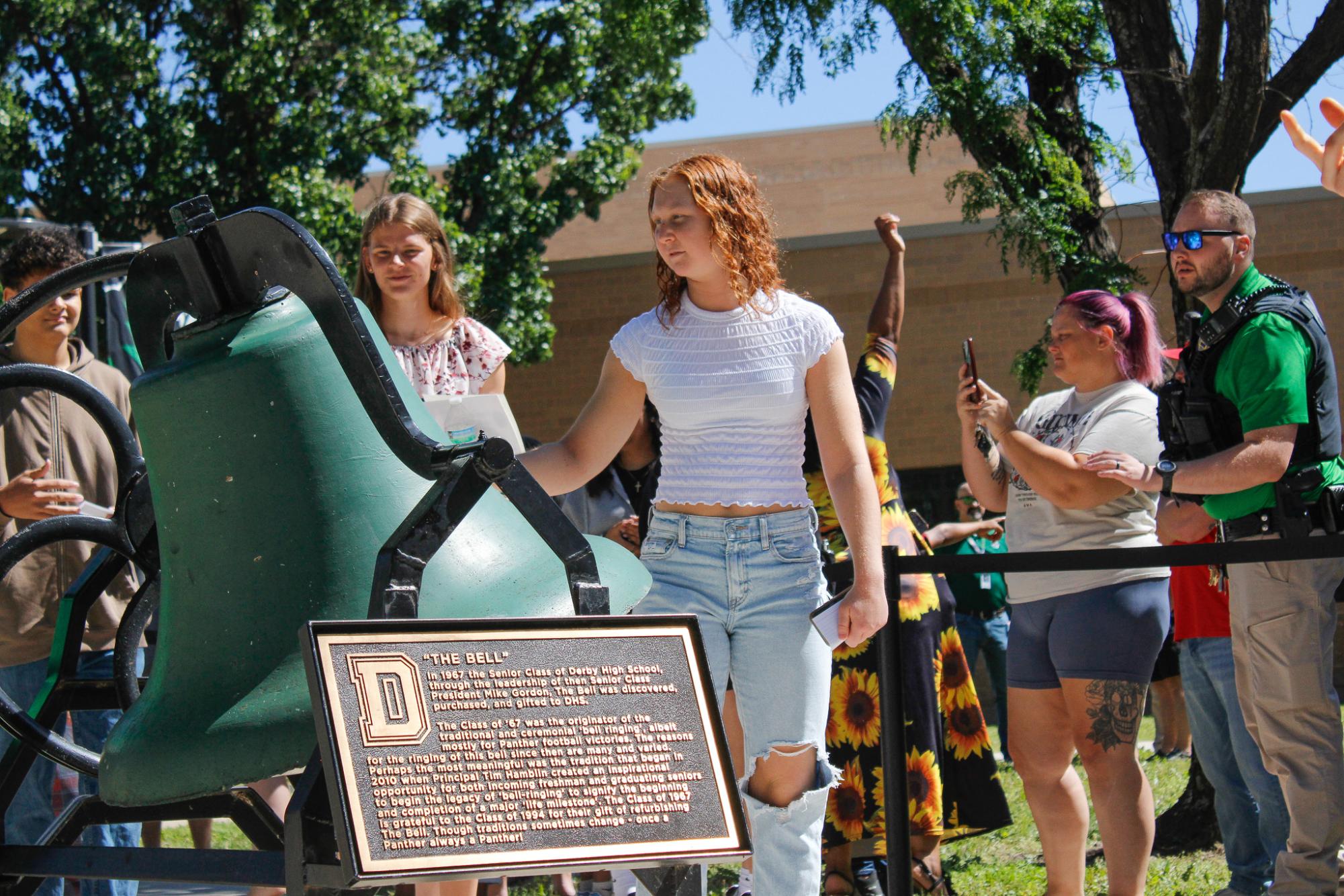 2025 Bell Ringing (Photos by Bree Stuhlsatz