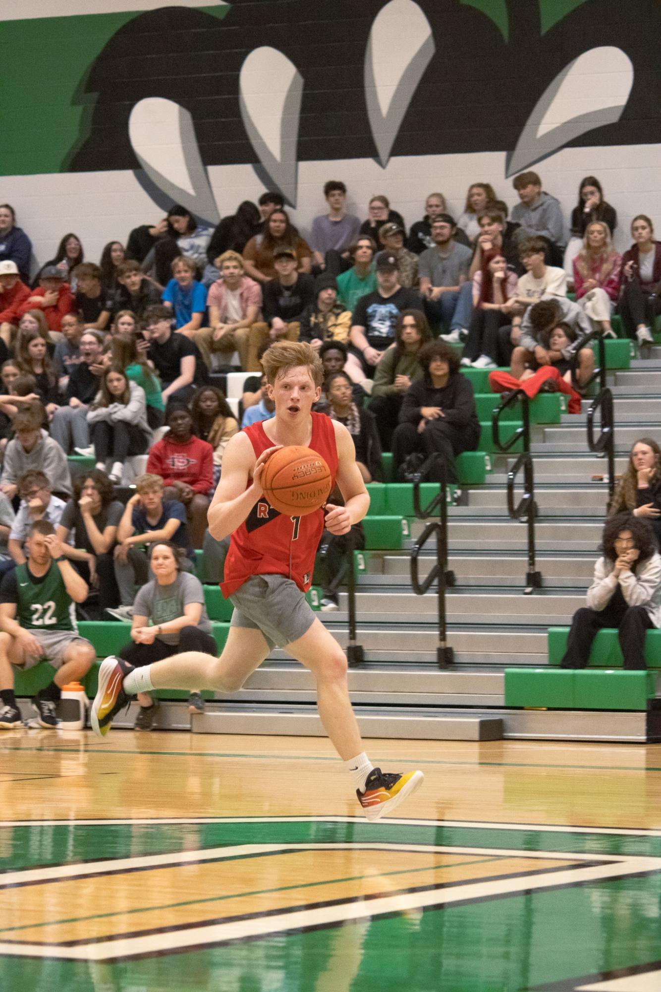 Senior vs. Staff basketball game (Photos by Persephone Ivy)