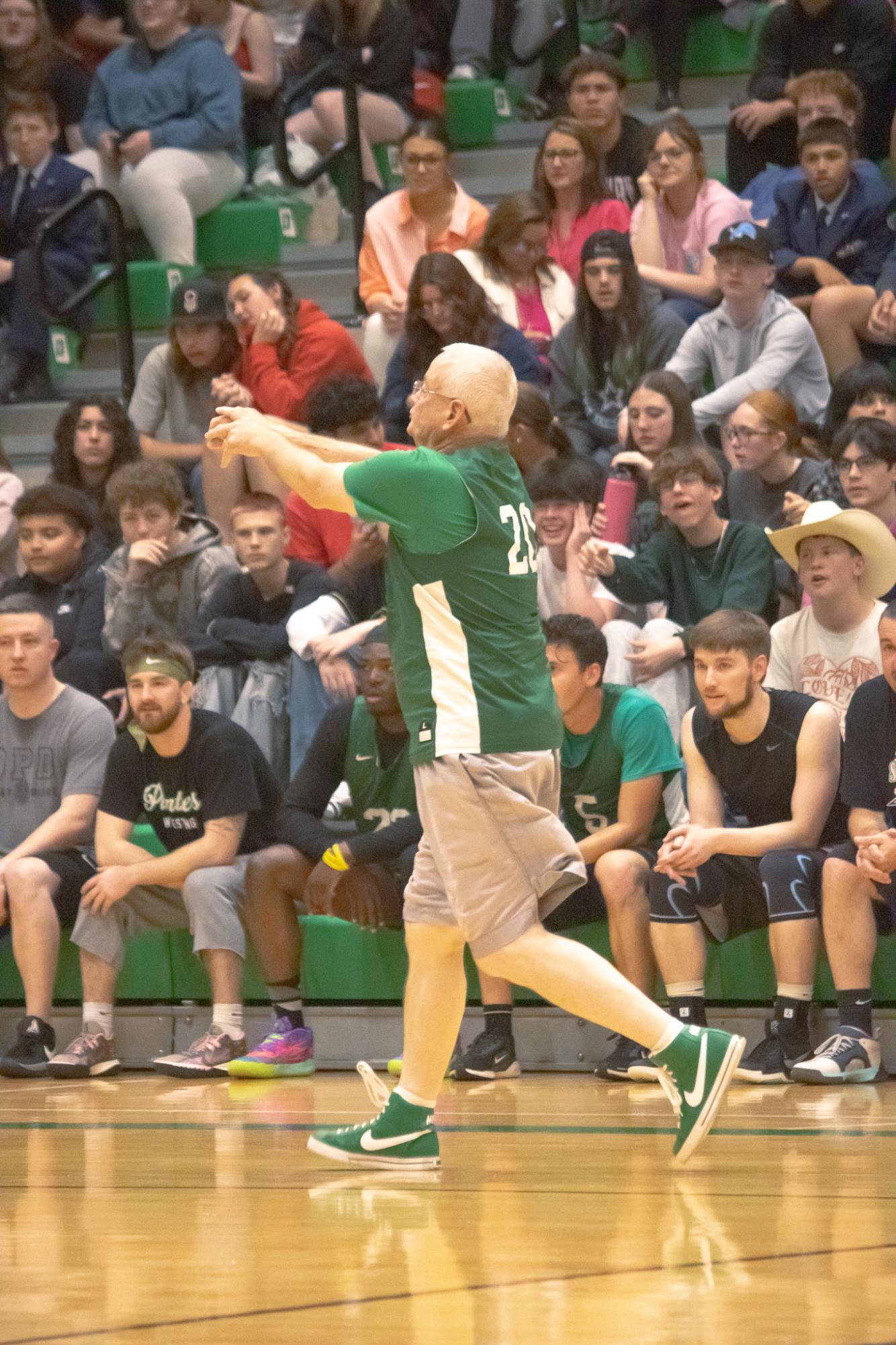 Senior vs. Staff basketball game (Photos by Persephone Ivy)