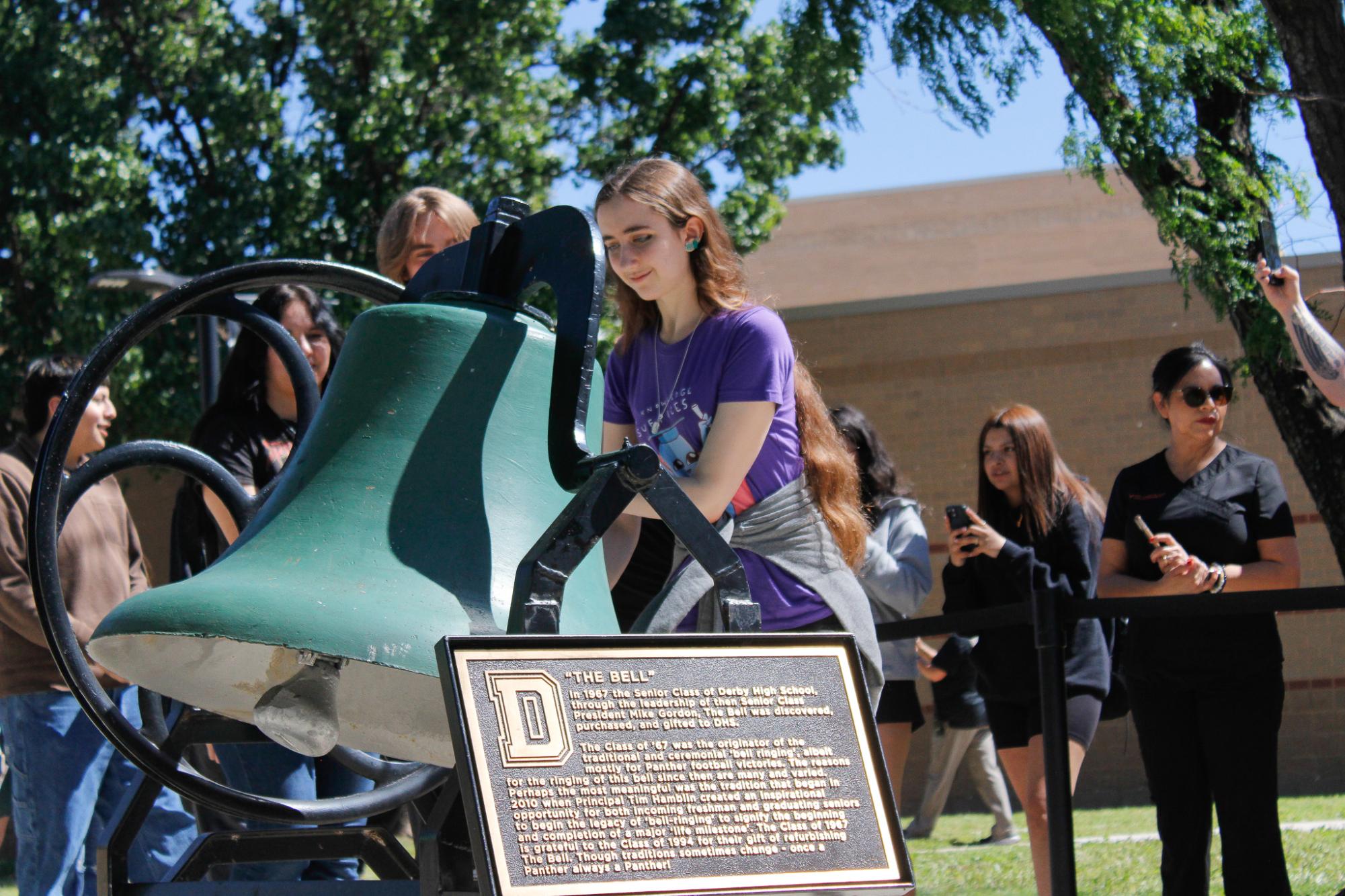 2025 Bell Ringing (Photos by Bree Stuhlsatz