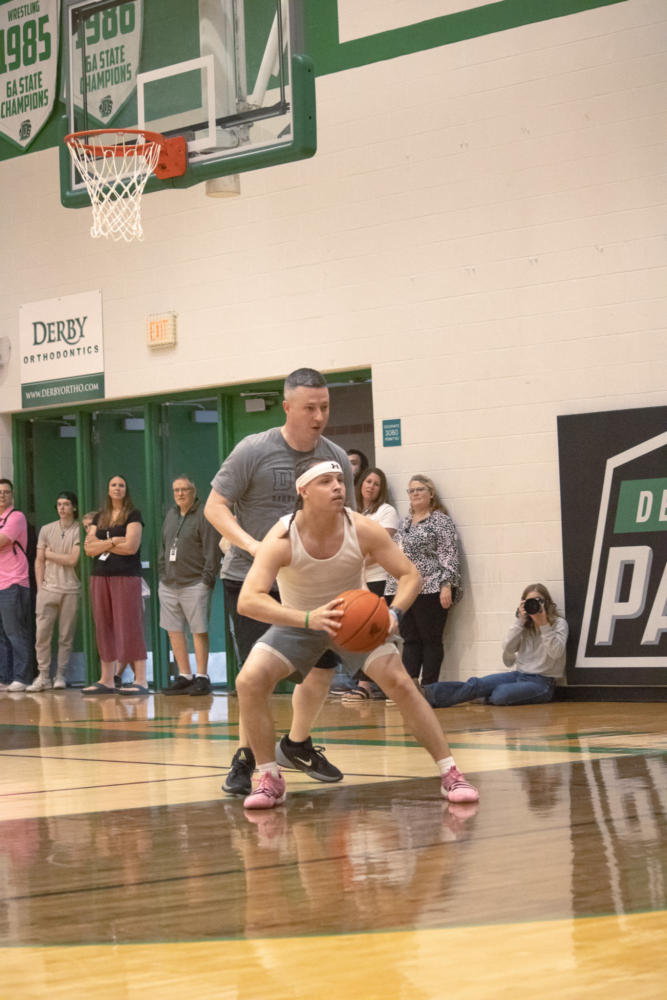 Senior vs. Staff basketball game (Photos by Persephone Ivy)