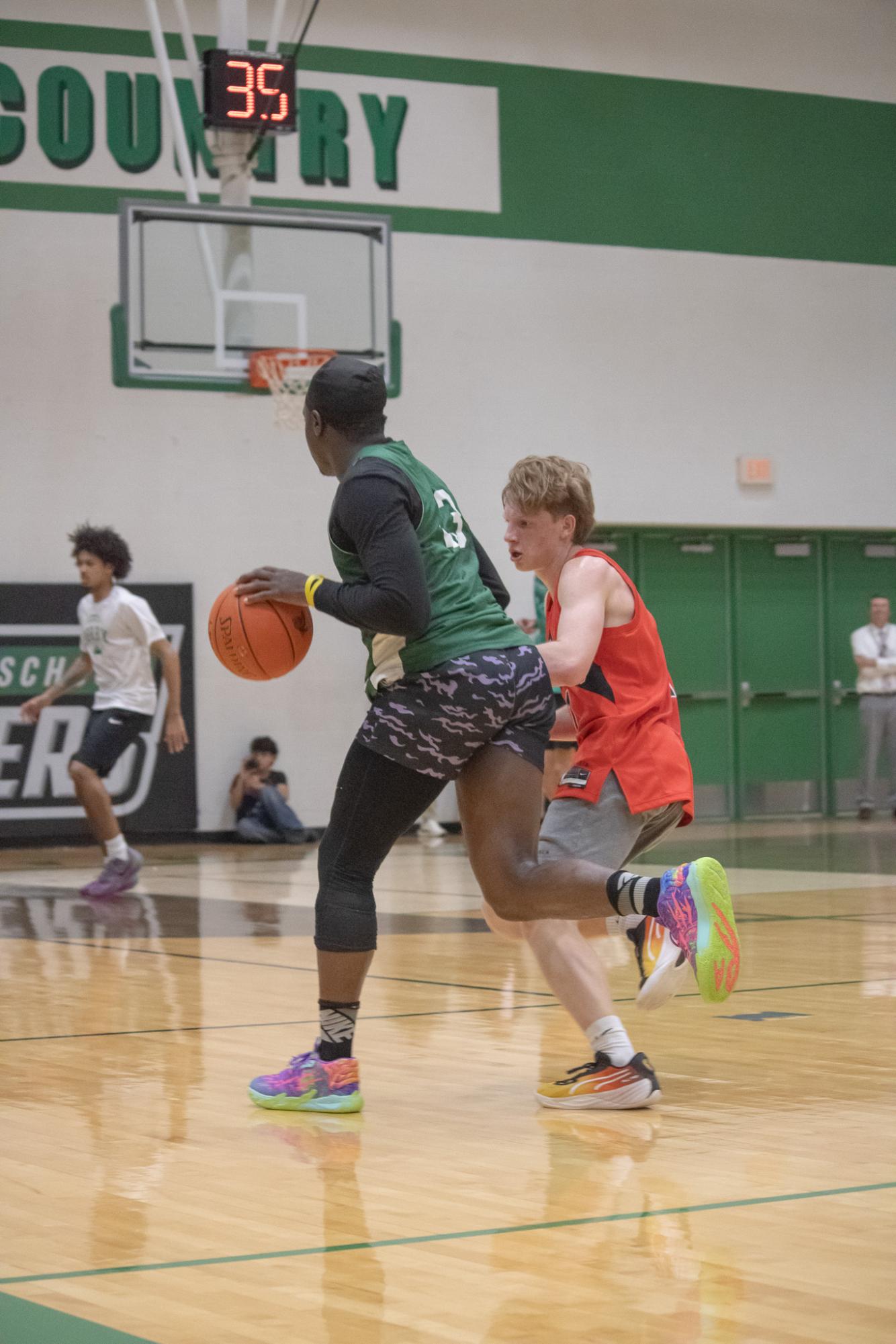 Senior vs. Staff basketball game (Photos by Persephone Ivy)