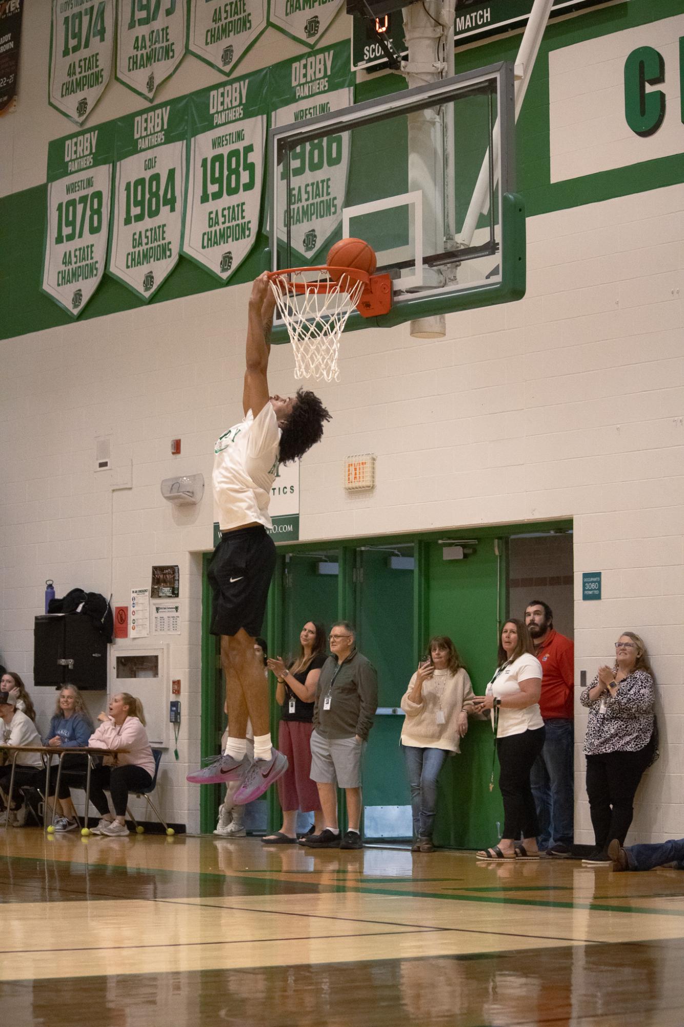 Senior vs. Staff basketball game (Photos by Persephone Ivy)