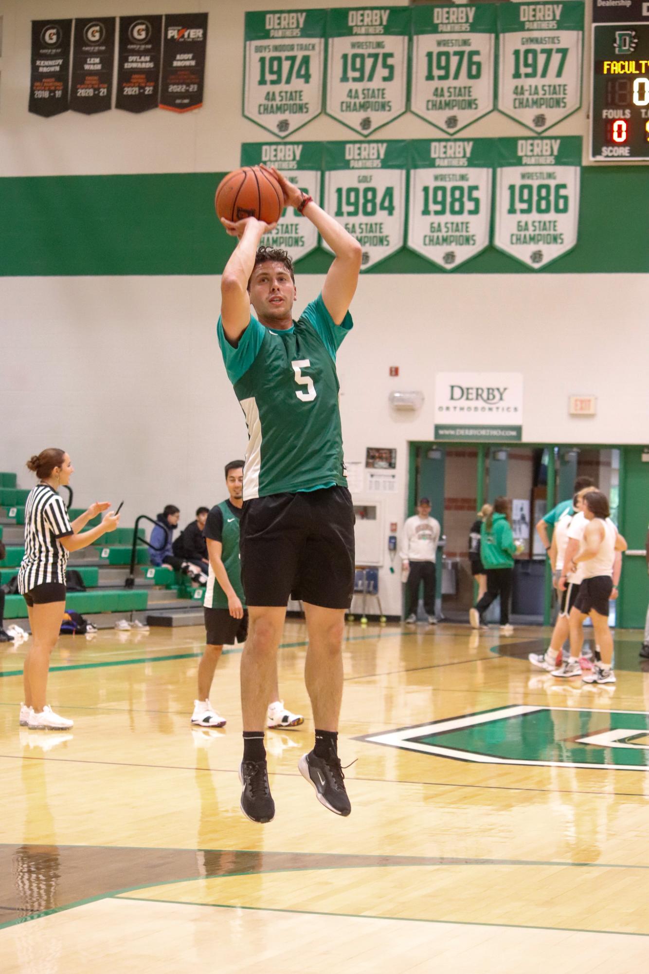 Seniors vs. Staff (Photos by Delainey Stephenson)