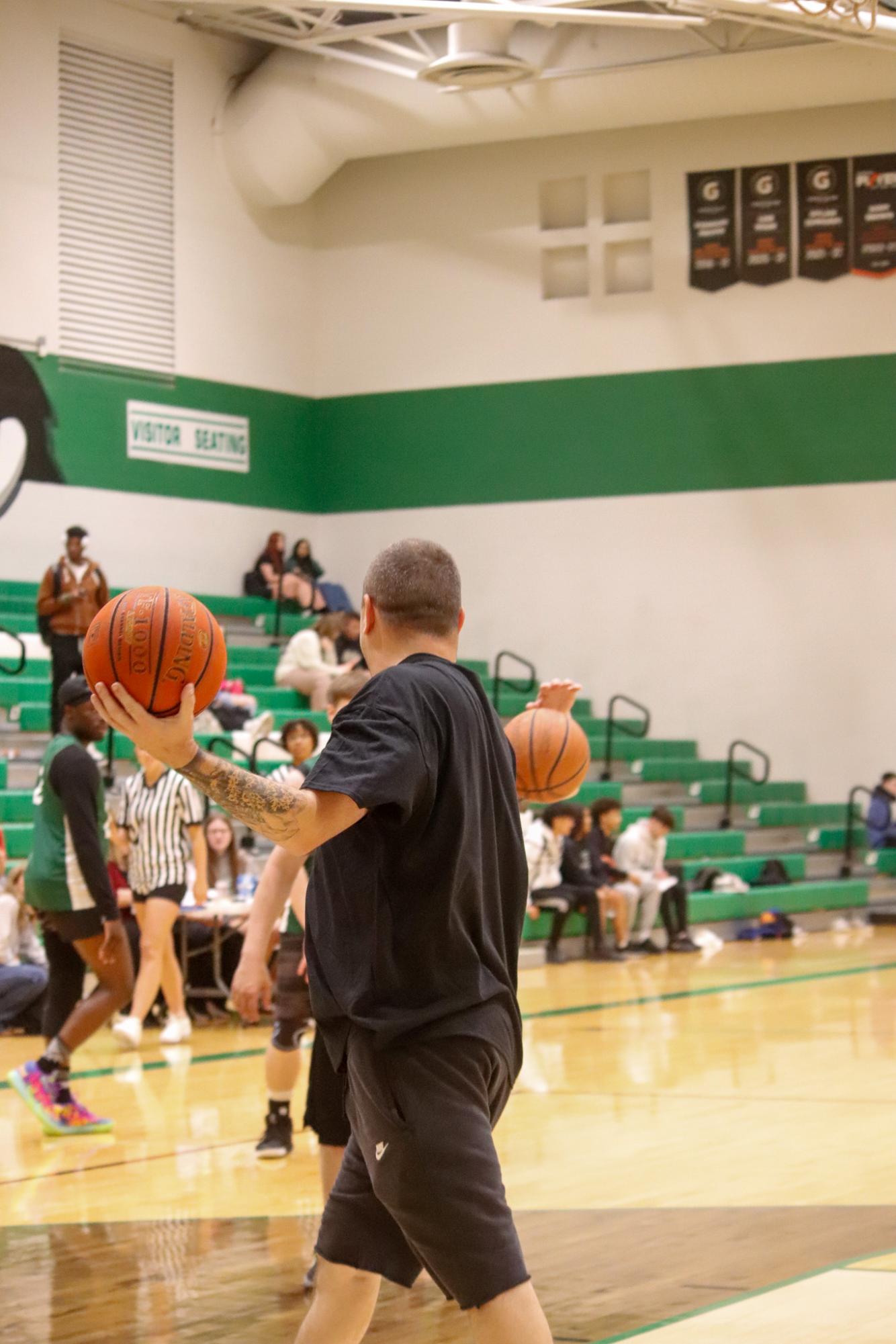 Seniors vs. Staff (Photos by Delainey Stephenson)