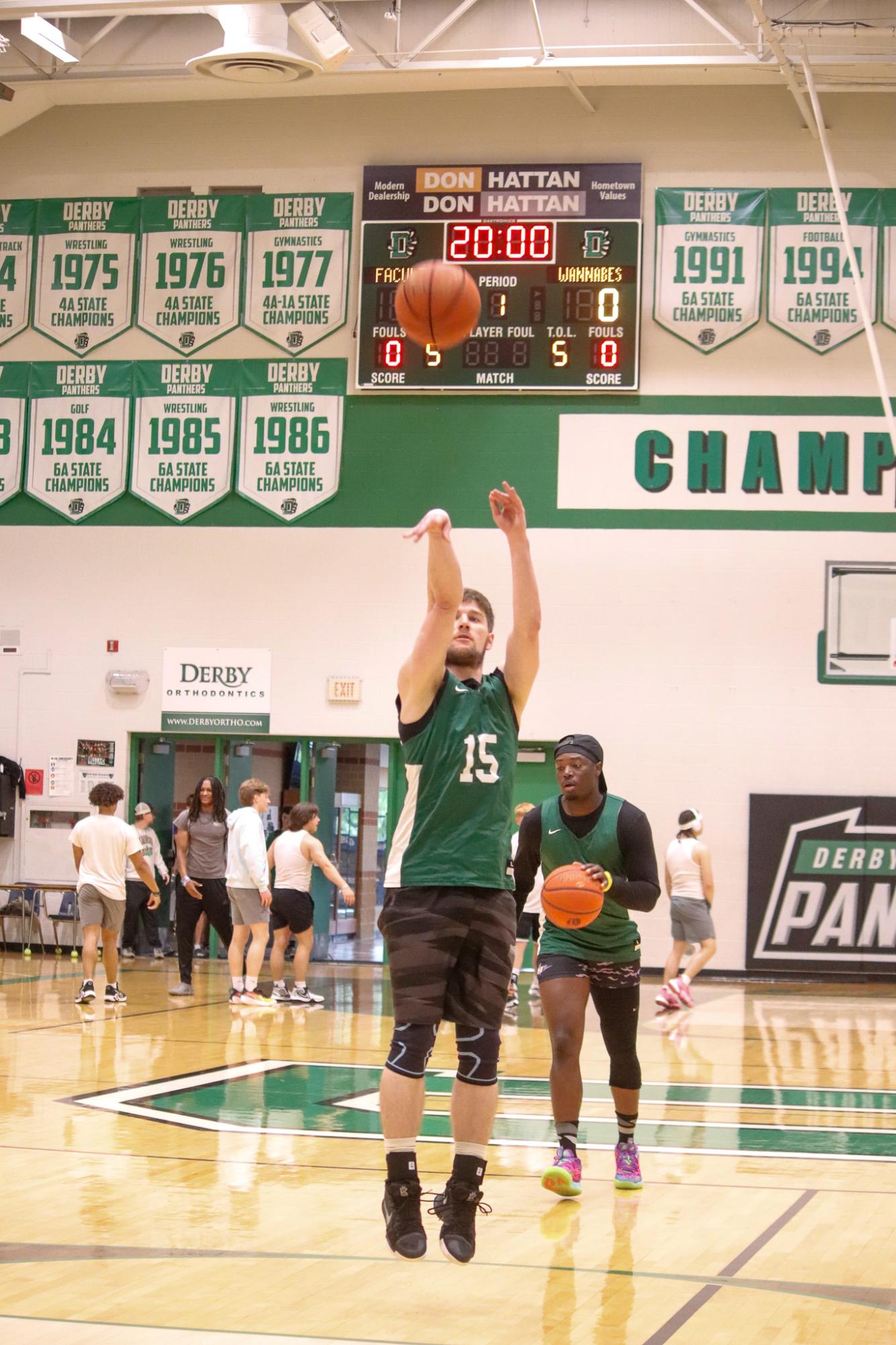 Seniors vs. Staff (Photos by Delainey Stephenson)