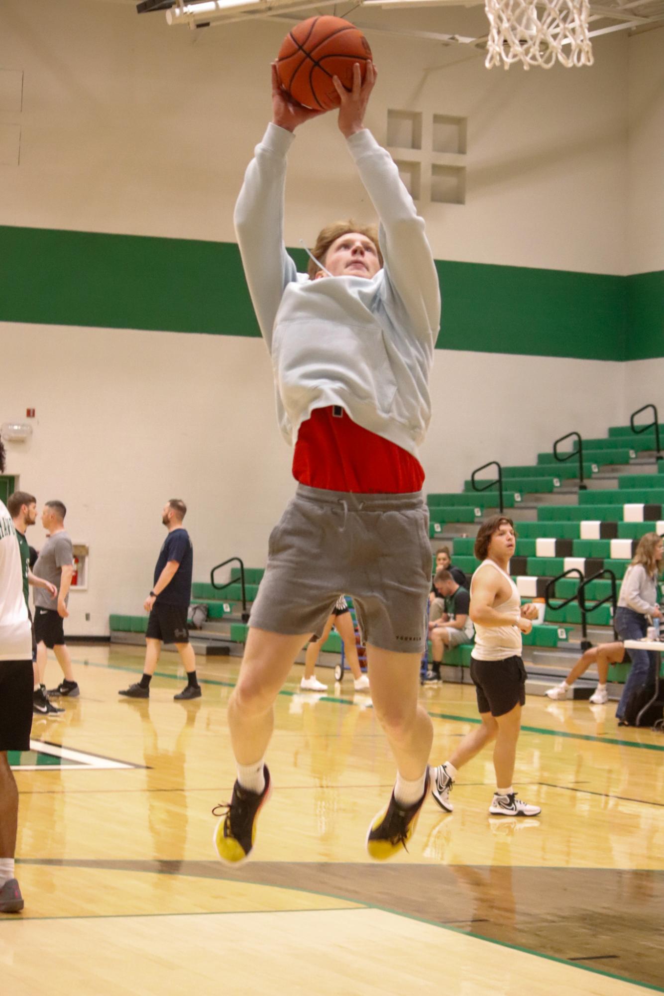 Seniors vs. Staff (Photos by Delainey Stephenson)