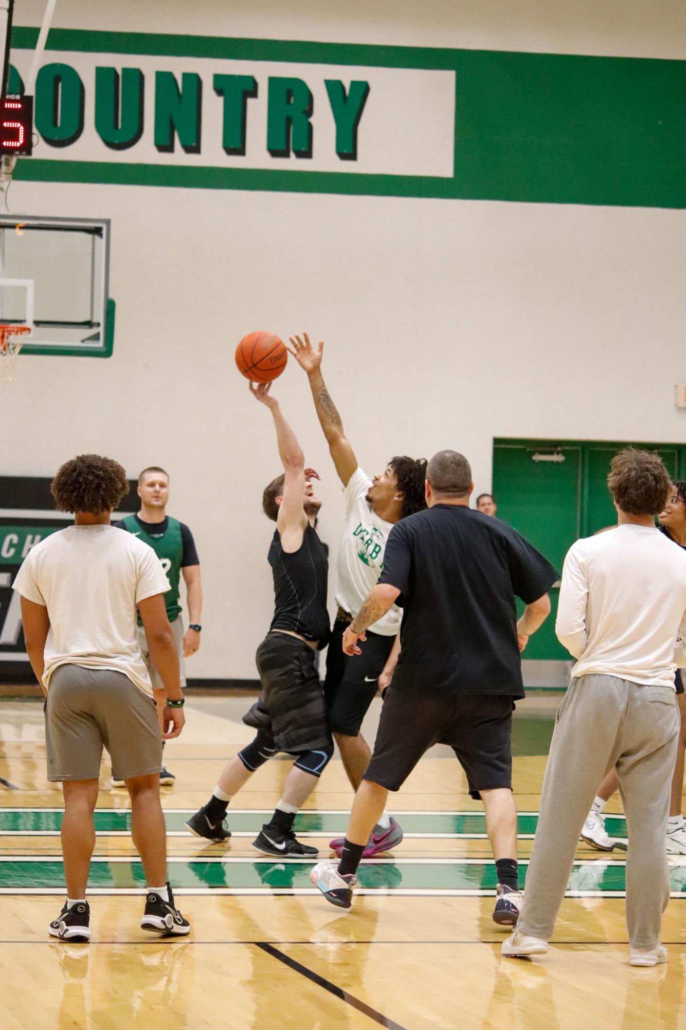 Seniors vs. Staff (Photos by Delainey Stephenson)