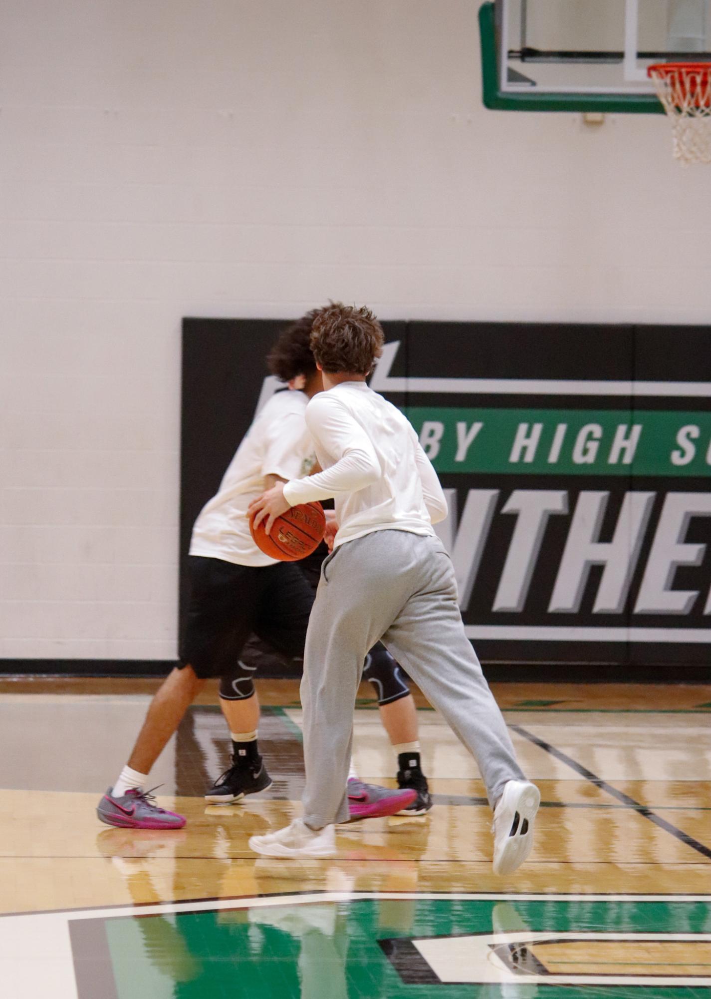 Seniors vs. Staff (Photos by Delainey Stephenson)
