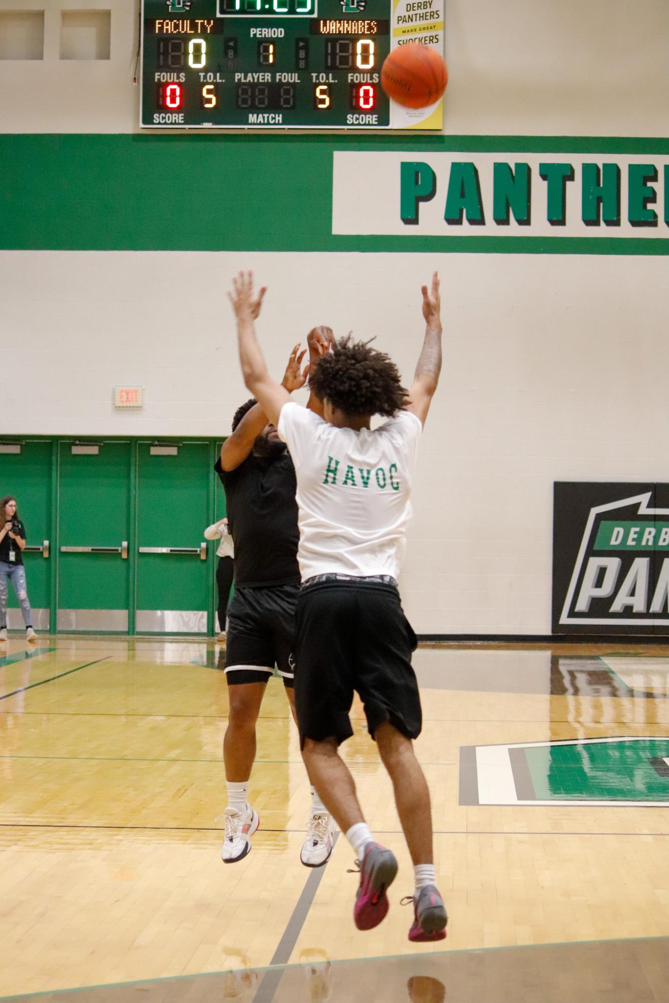 Seniors vs. Staff (Photos by Delainey Stephenson)