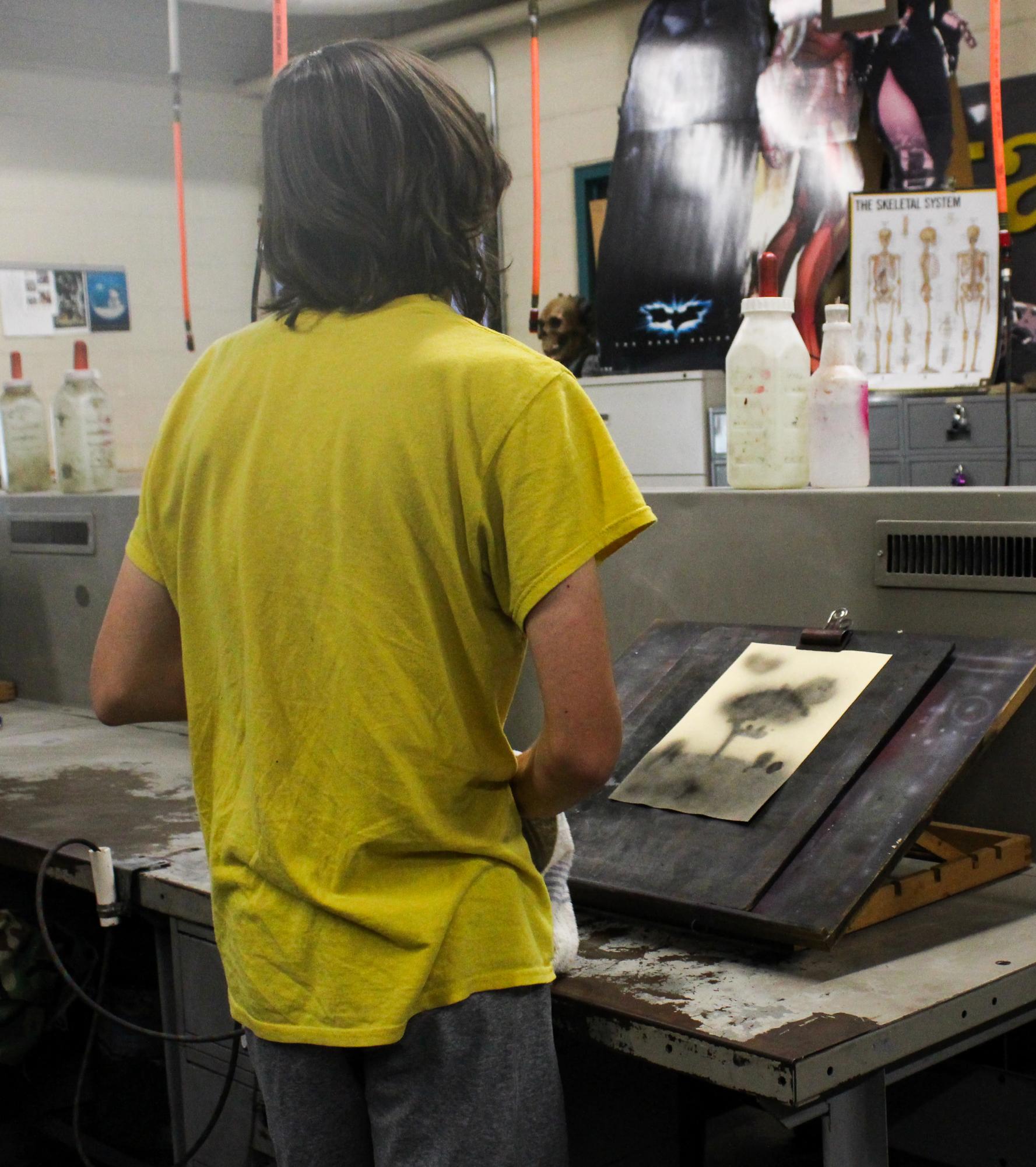 Beginning of year airbrush (photography by Alex Flores)