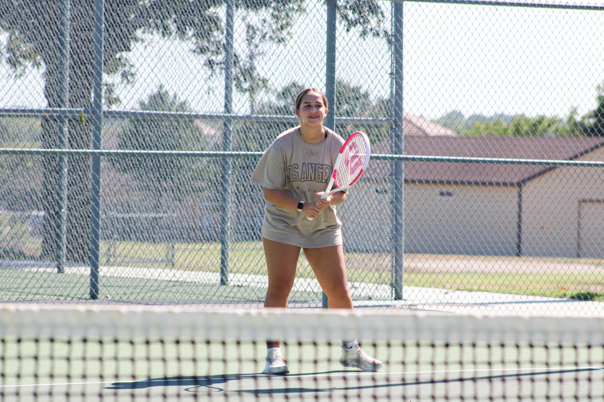 Tennis Practice (Photos by Kaelyn Kissack)
