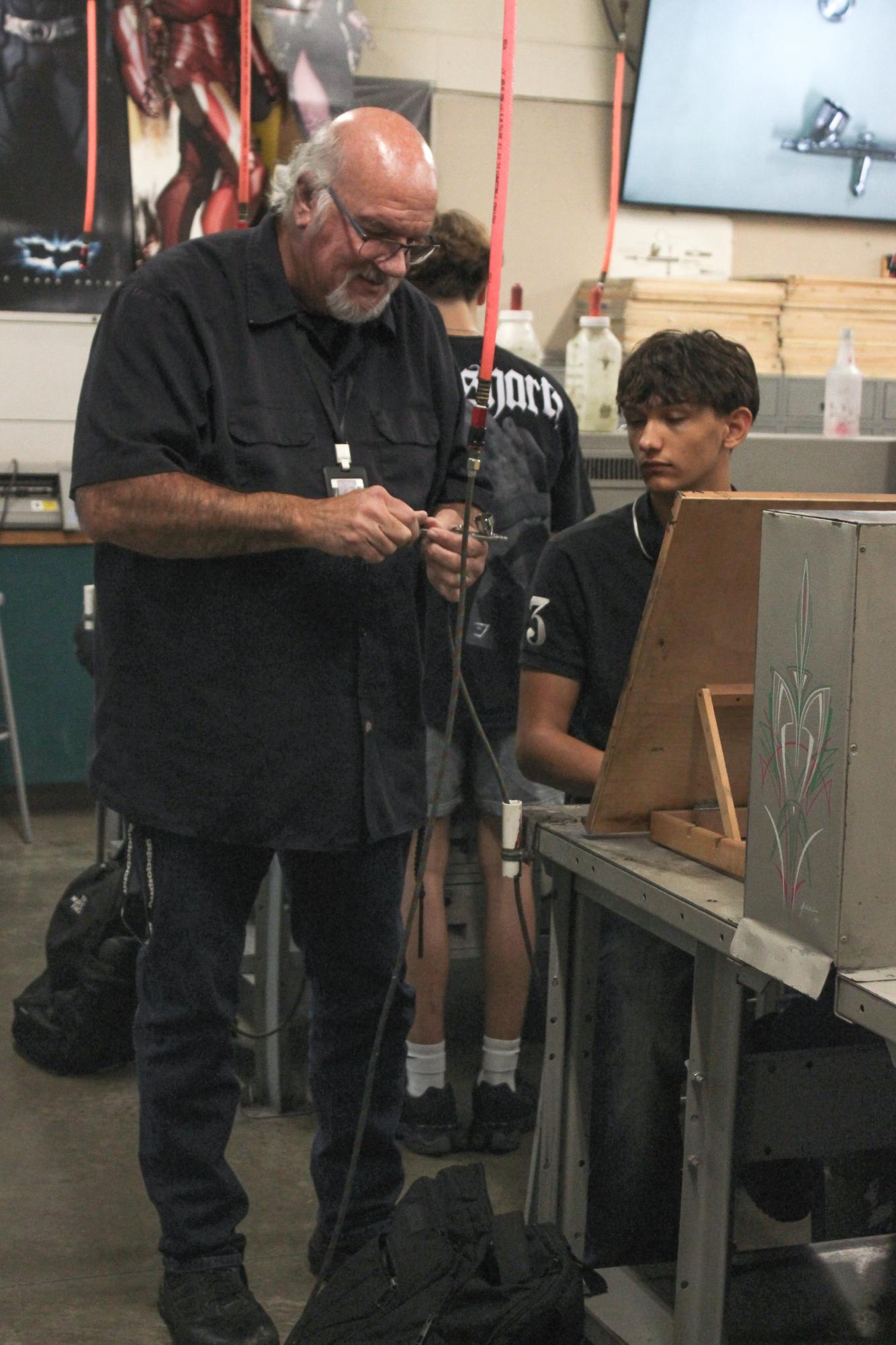 Beginning of year airbrush (photography by Alex Flores)