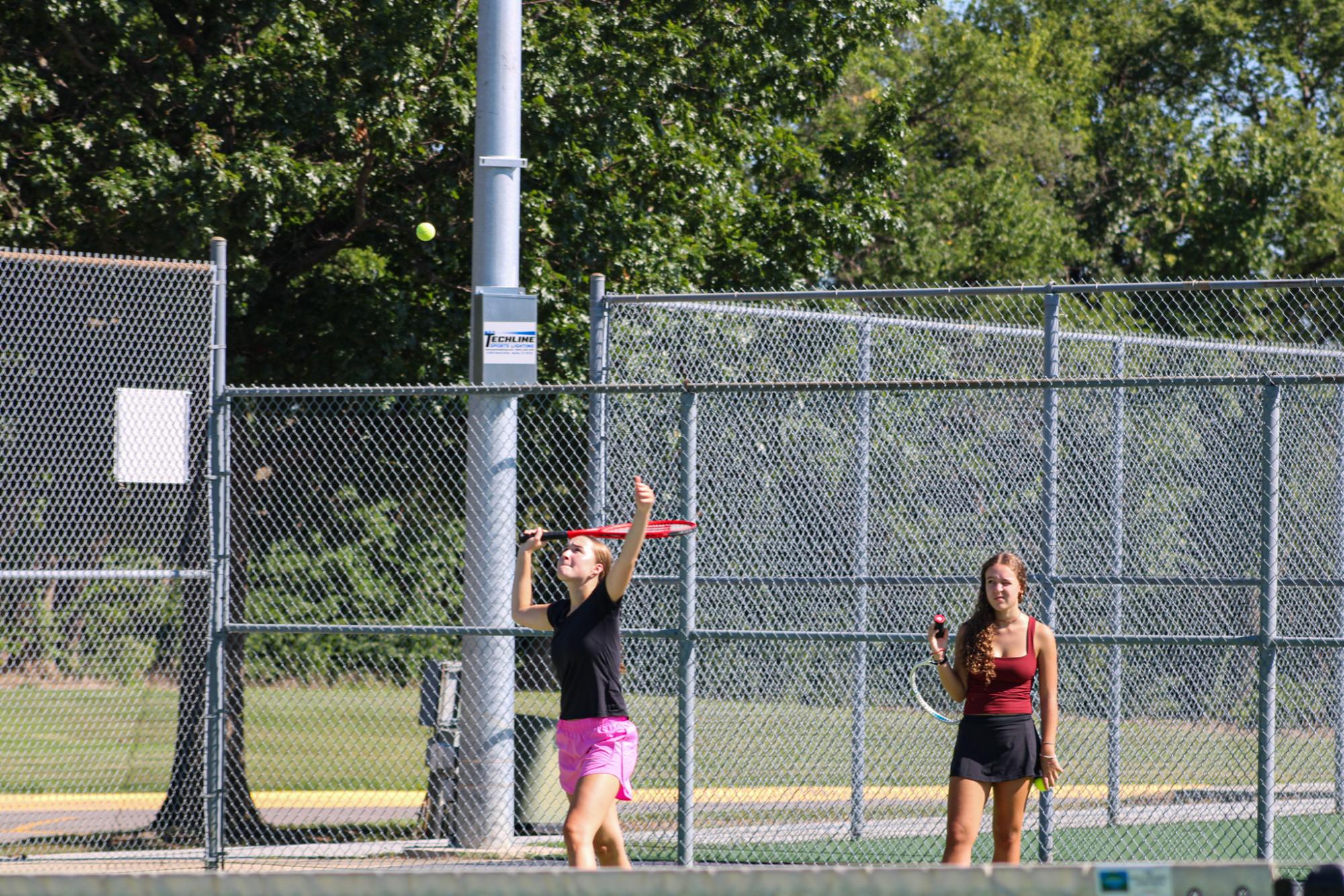 Tennis Practice (Photos by Kaelyn Kissack)