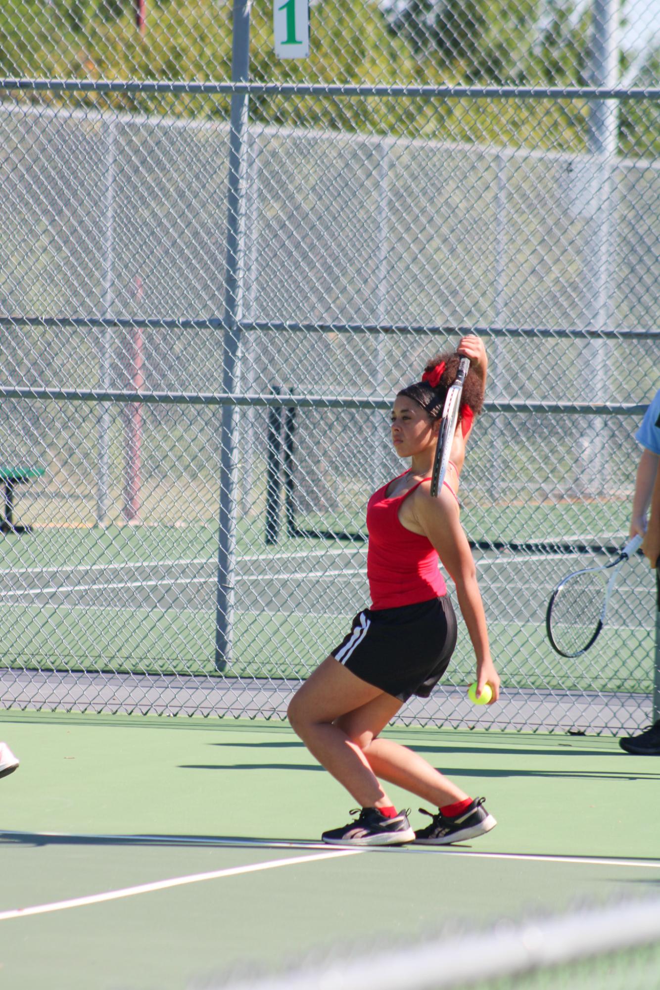 Tennis Practice (Photos by Kaelyn Kissack)