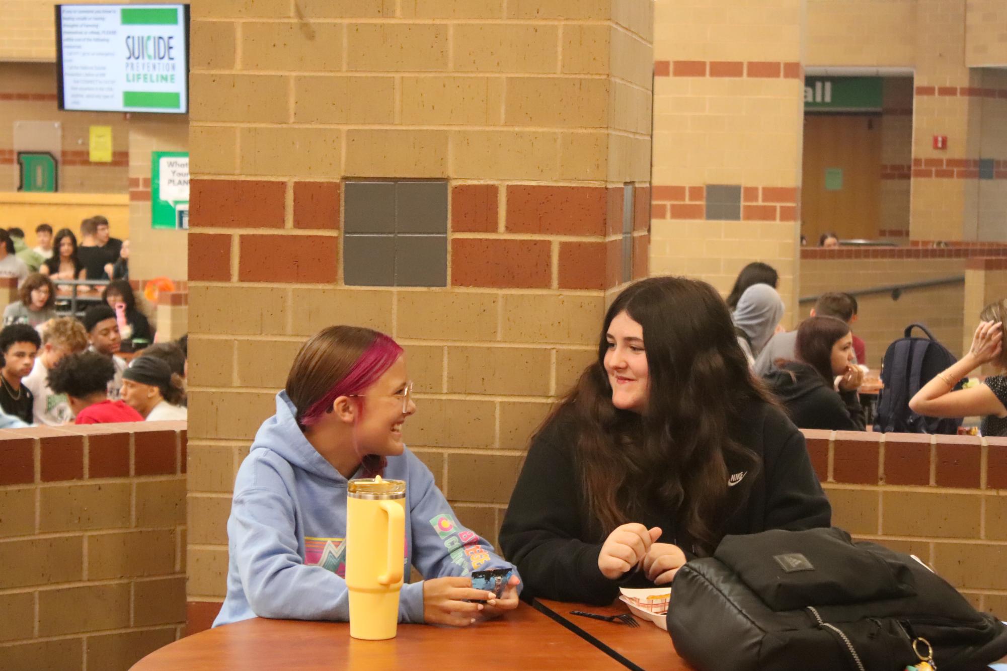 People at lunch (Photos by Ella Davidson)
