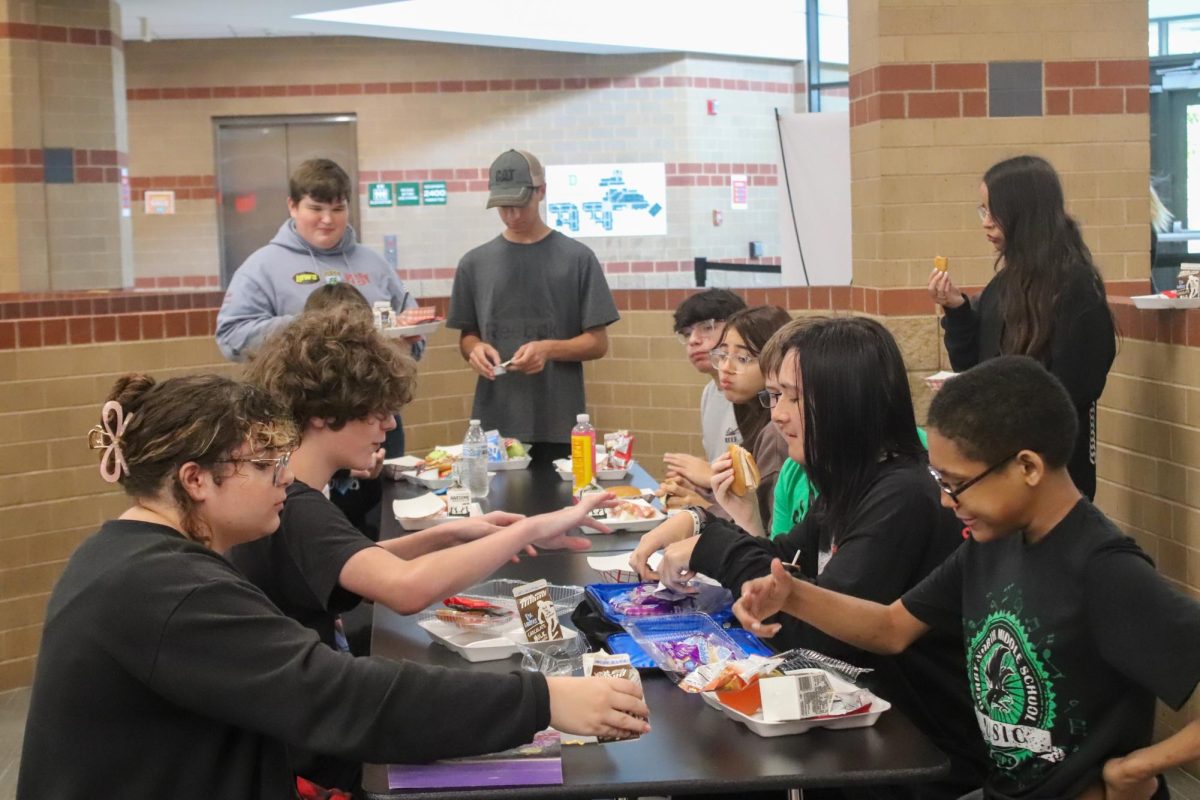 Students at lunch