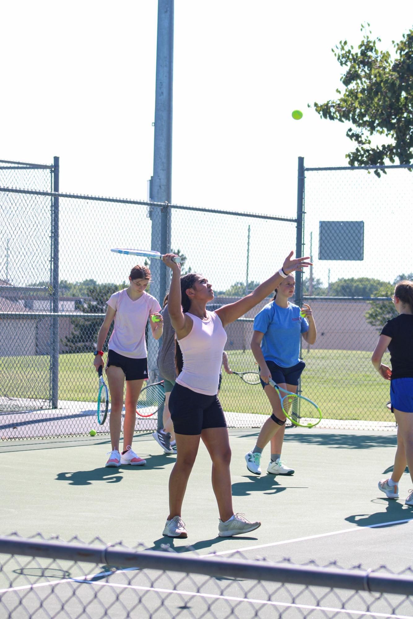 Tennis Practice (Photos by Kaelyn Kissack)