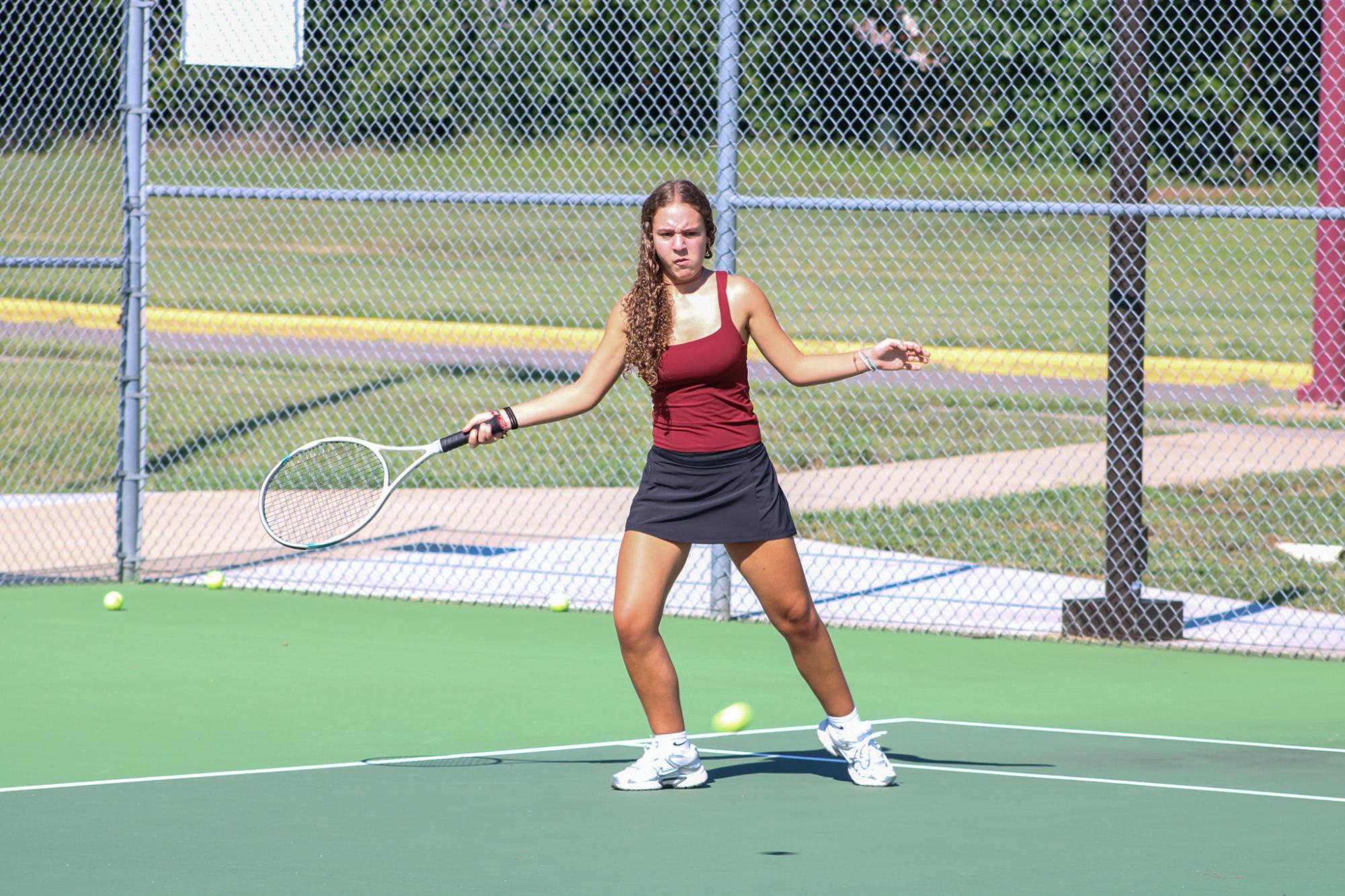 Tennis Practice (Photos by Kaelyn Kissack)