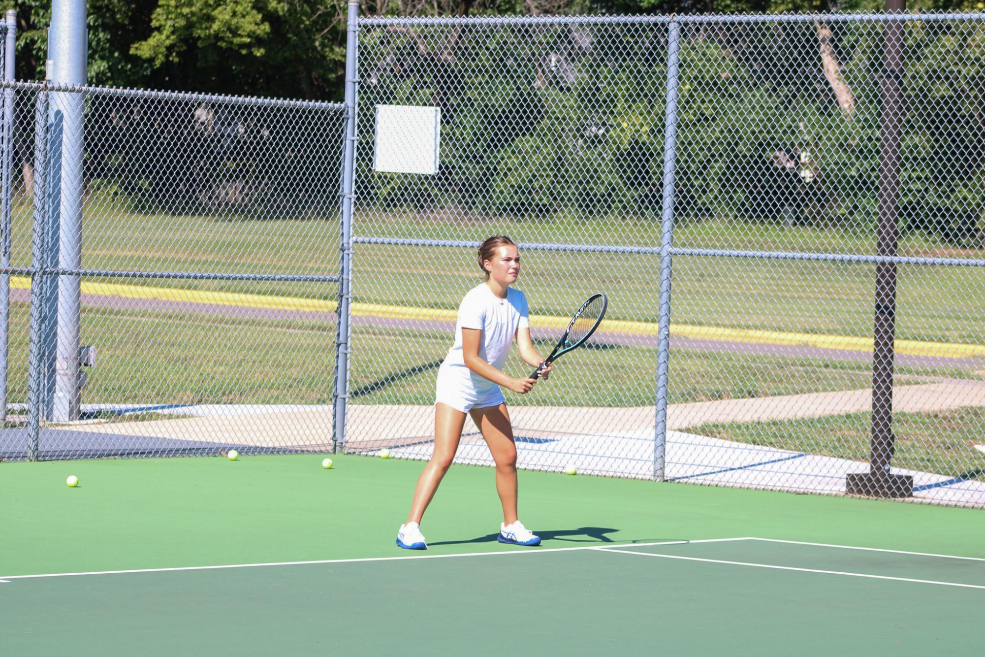 Tennis Practice (Photos by Kaelyn Kissack)