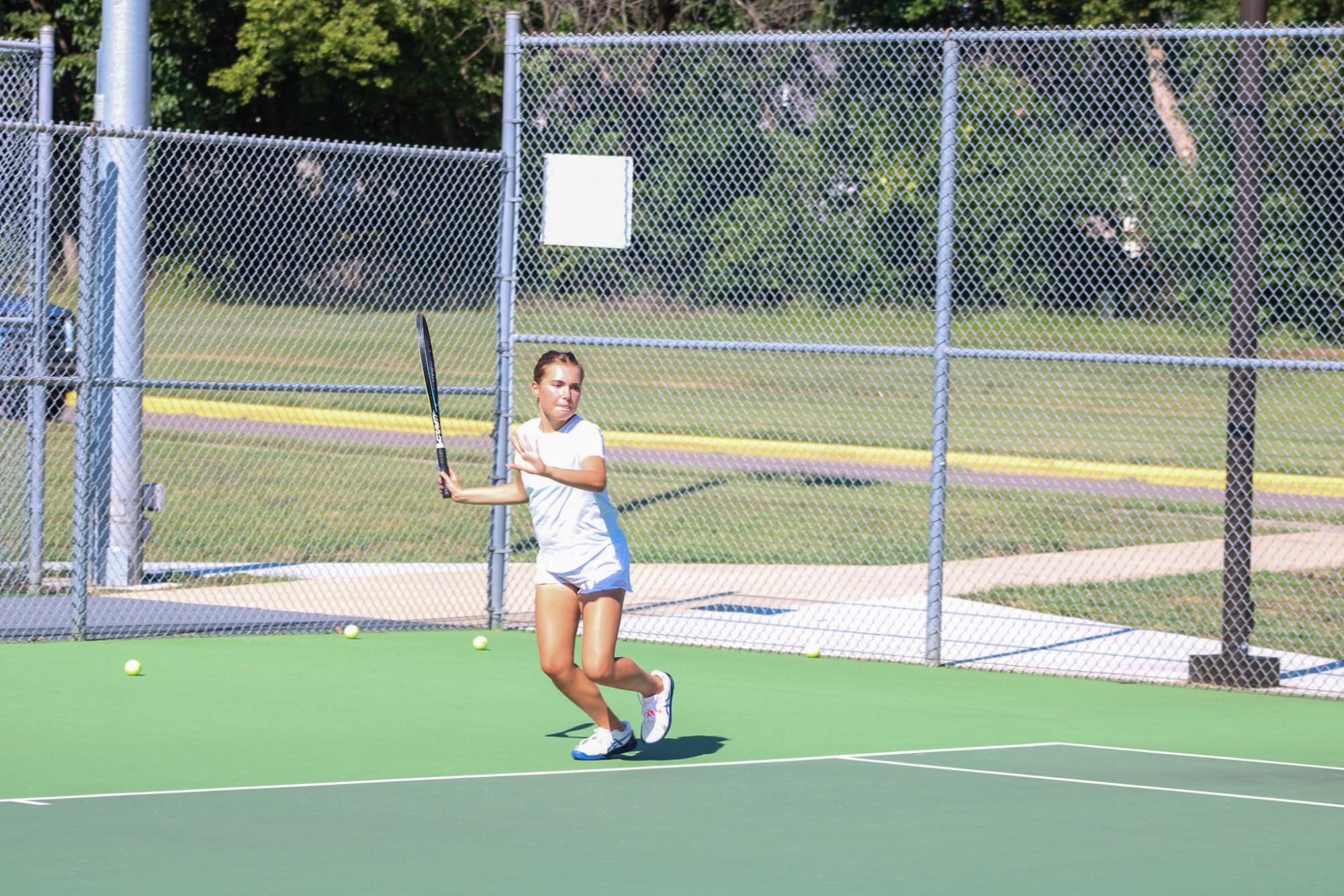 Tennis Practice (Photos by Kaelyn Kissack)
