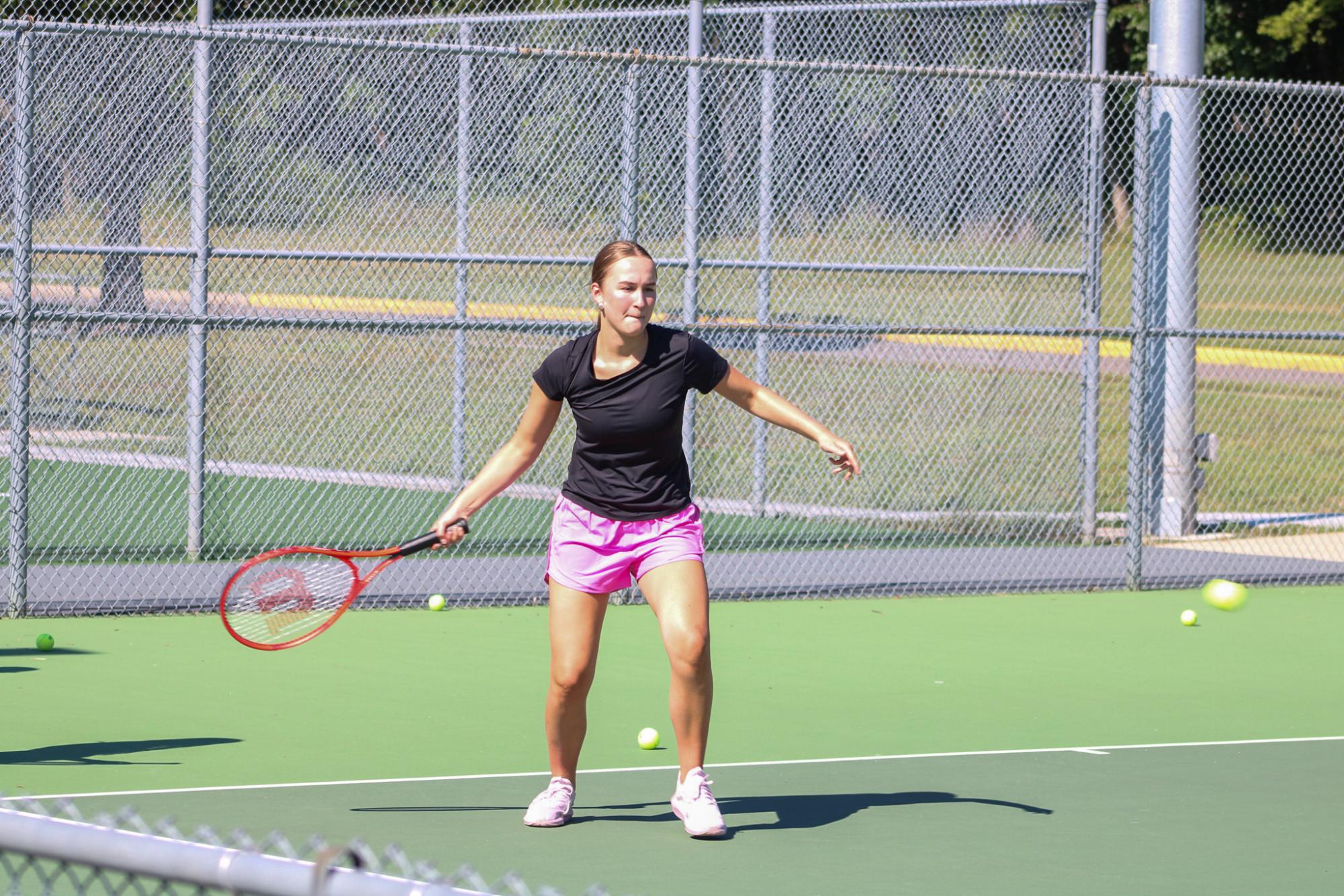 Tennis Practice (Photos by Kaelyn Kissack)