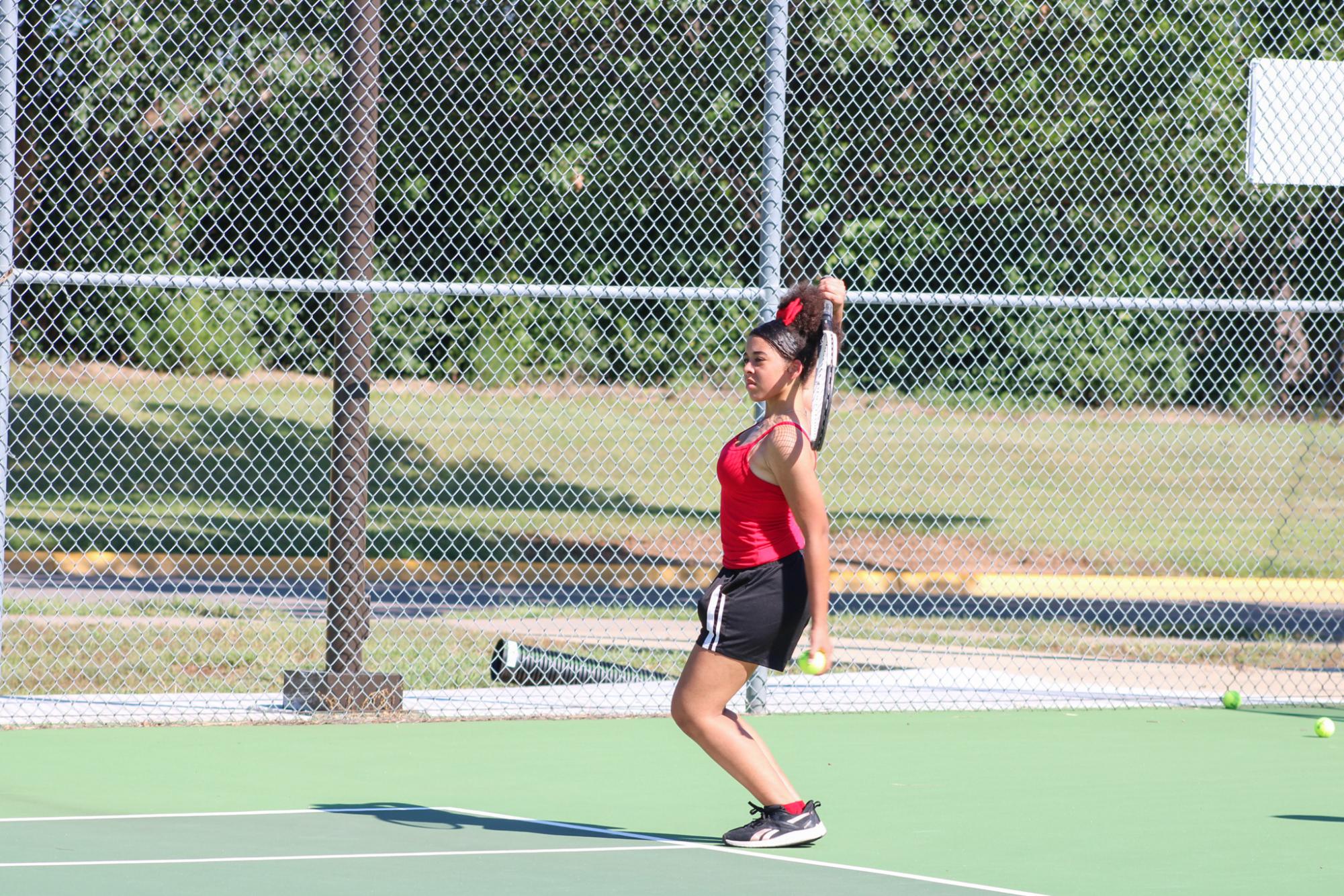 Tennis Practice (Photos by Kaelyn Kissack)