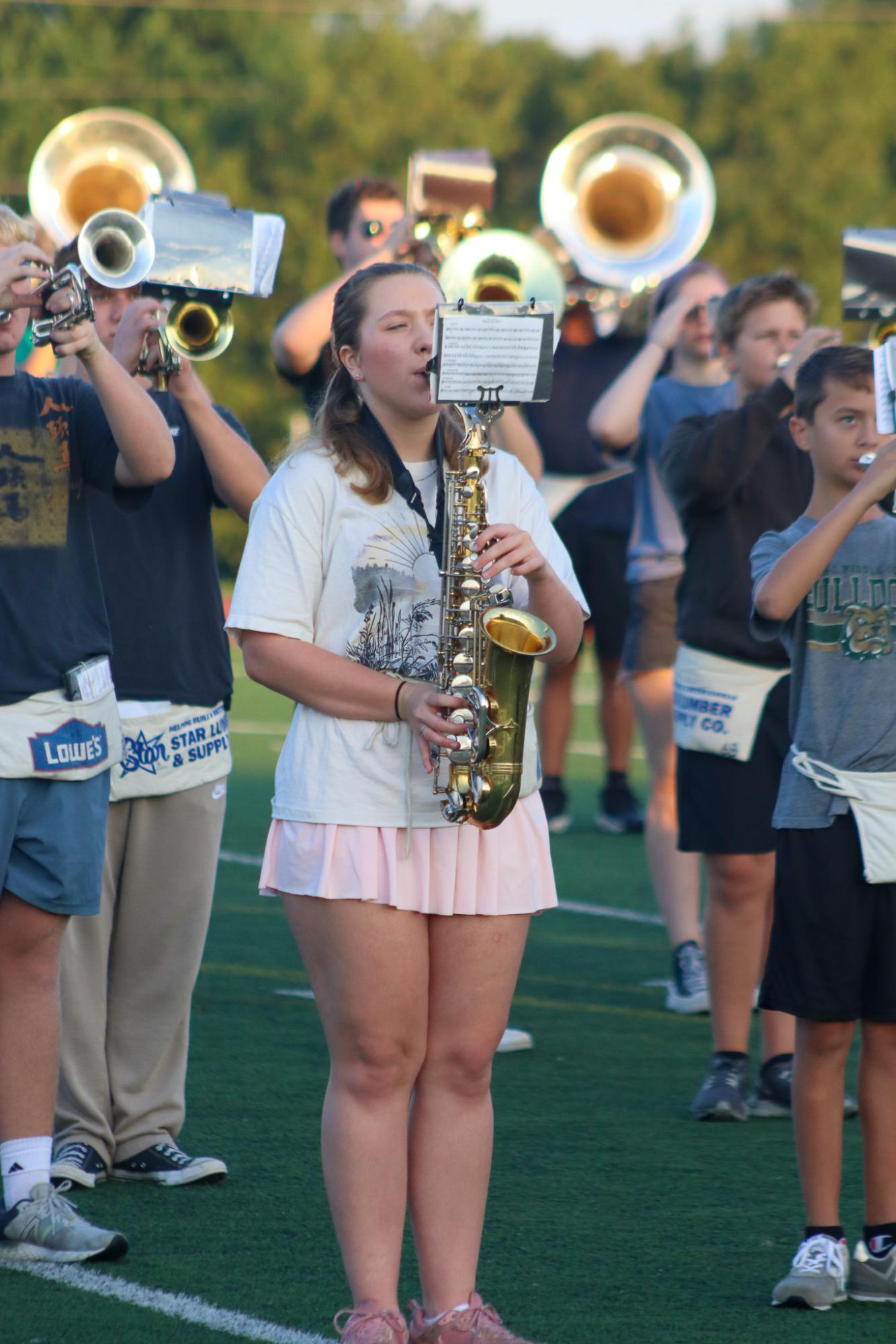 Morning Band Practice (Photos by Madison Hite)