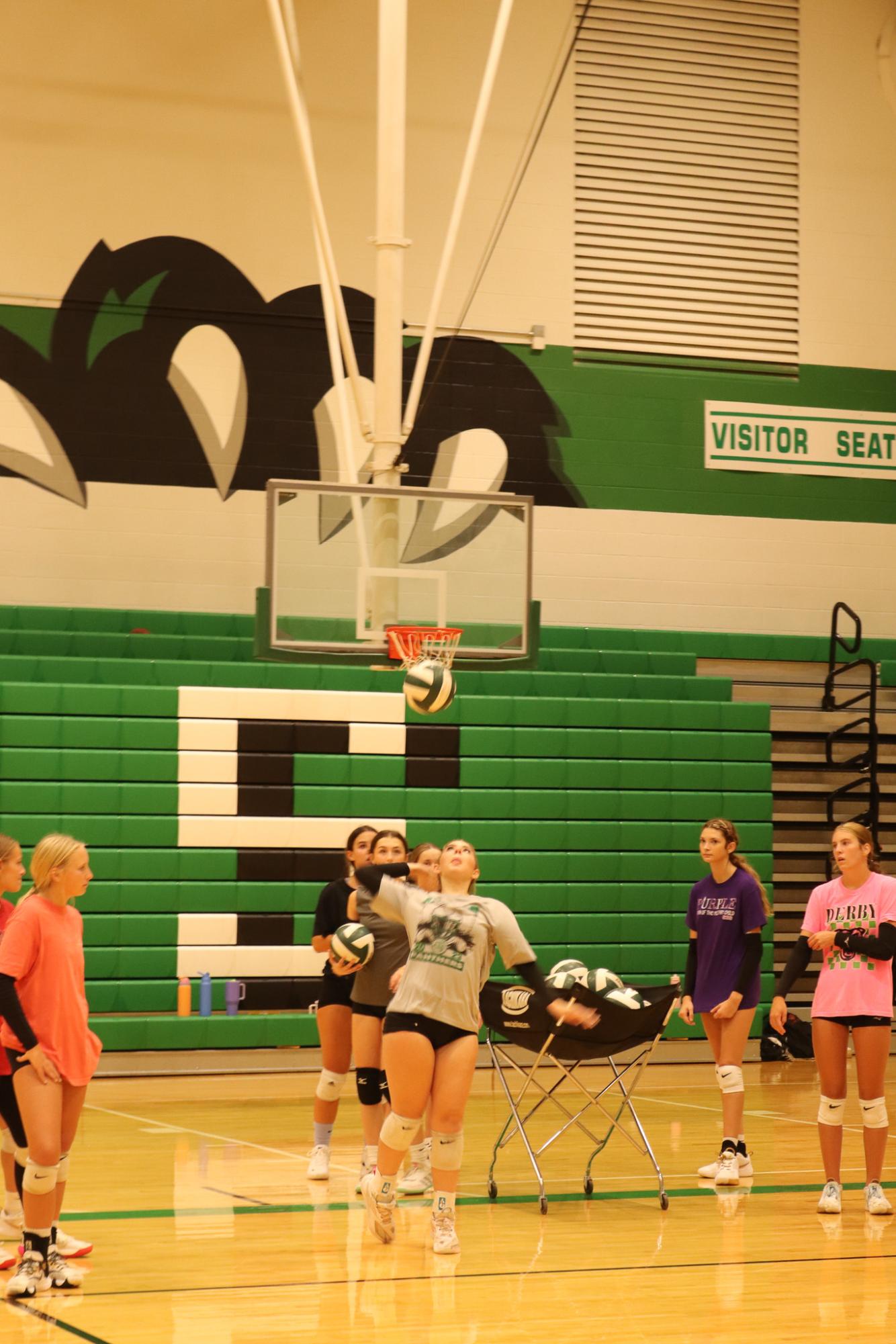 Volleyball practice (Photos by Tripp Stratton)