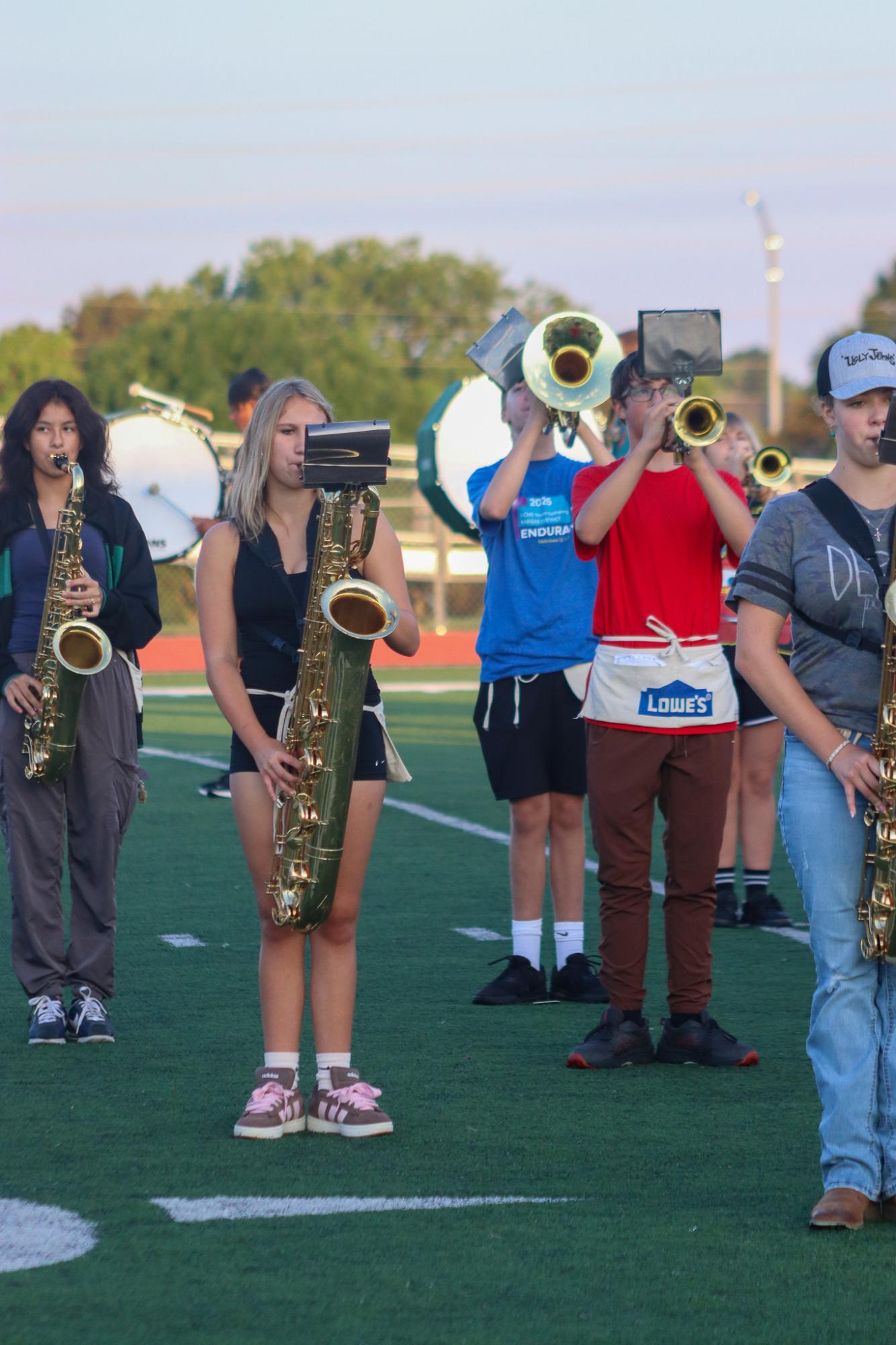 Morning Band Practice (Photos by Madison Hite)